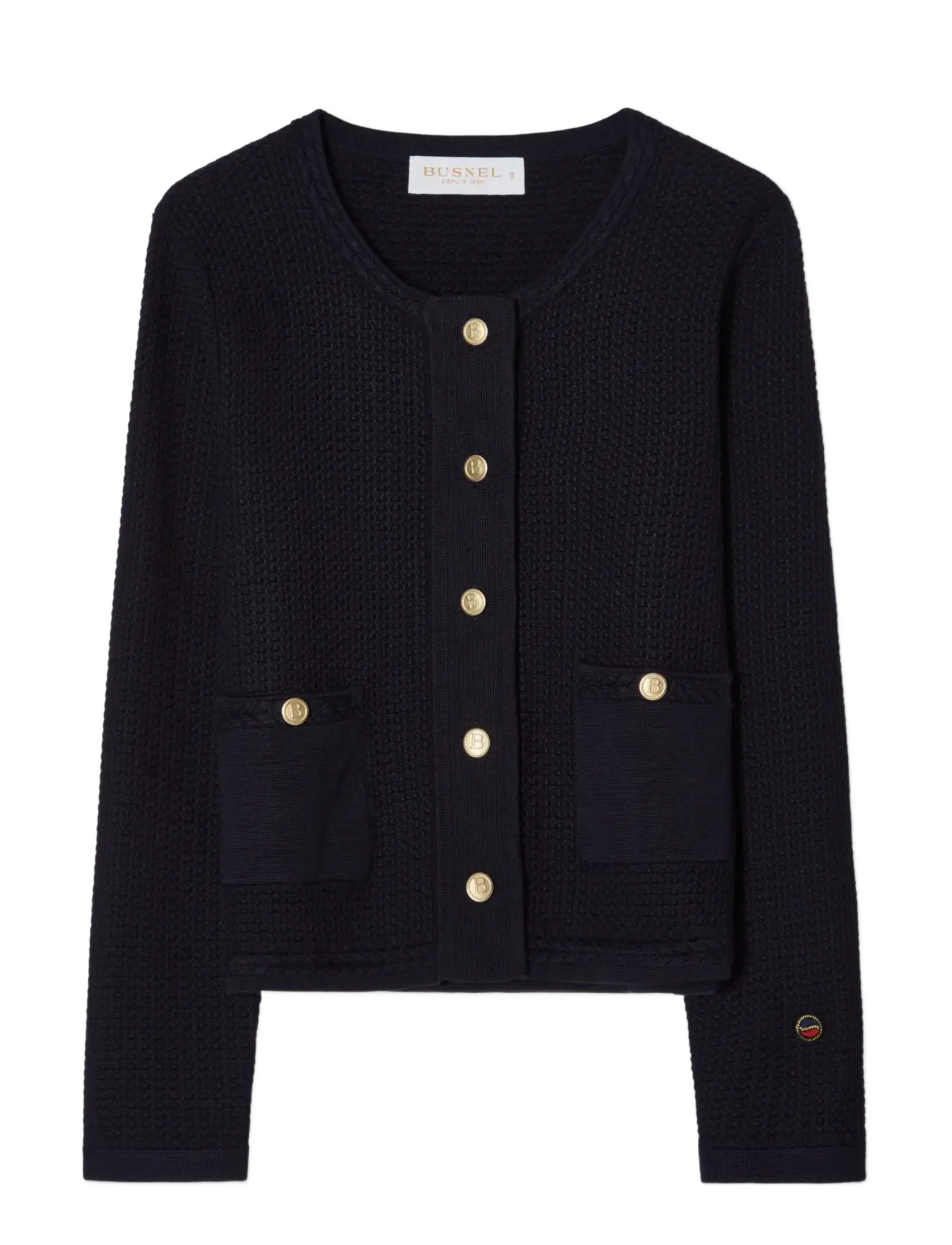 BUSNEL ESTELLE cardigan - Kleidung - MARINE / navy