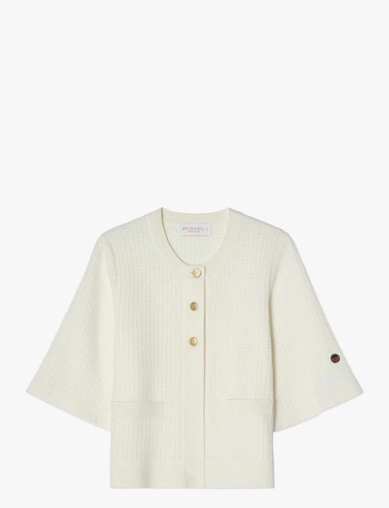 BUSNEL - PALMER cardigan - koftor - ecru - 1