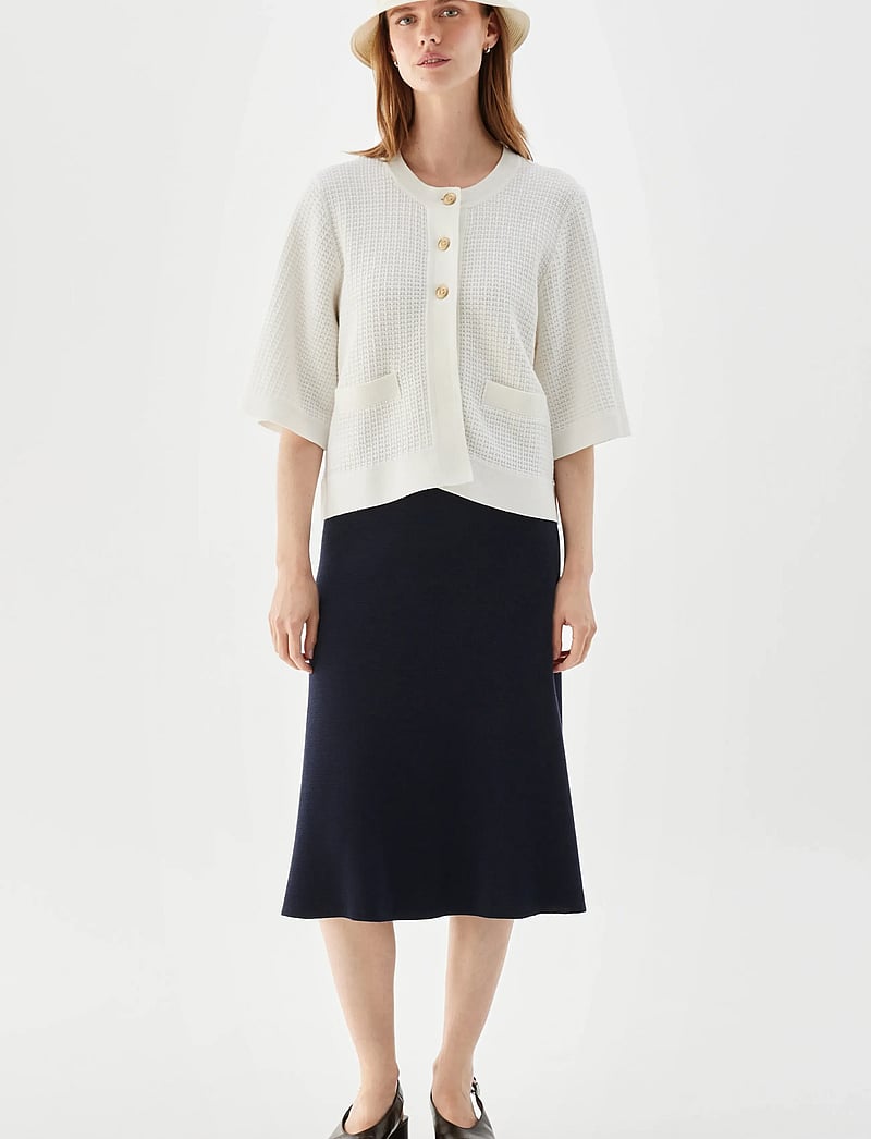 BUSNEL - PALMER cardigan - koftor - ecru - 0