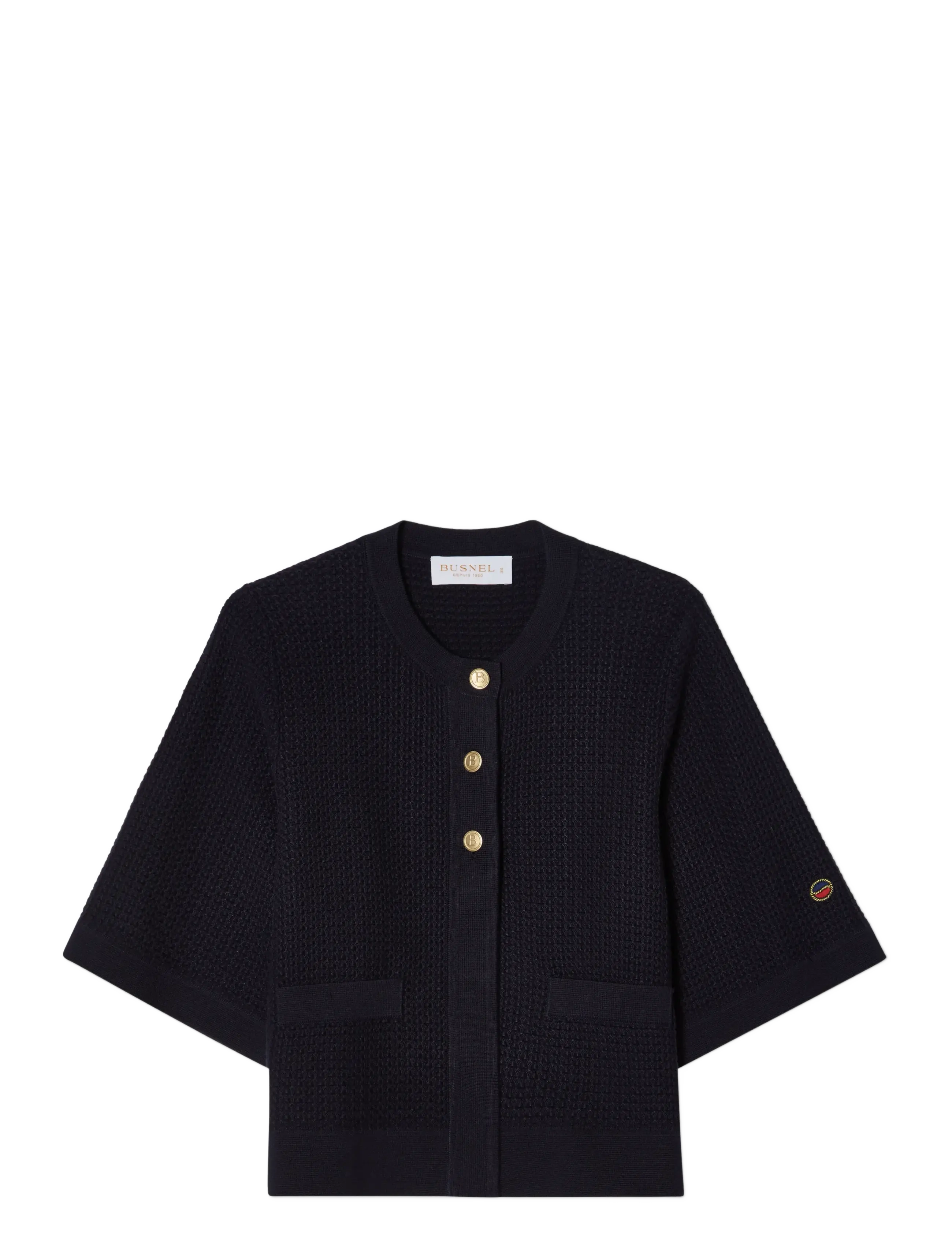 BUSNEL PALMER cardigan - Uus - MARINE / navy