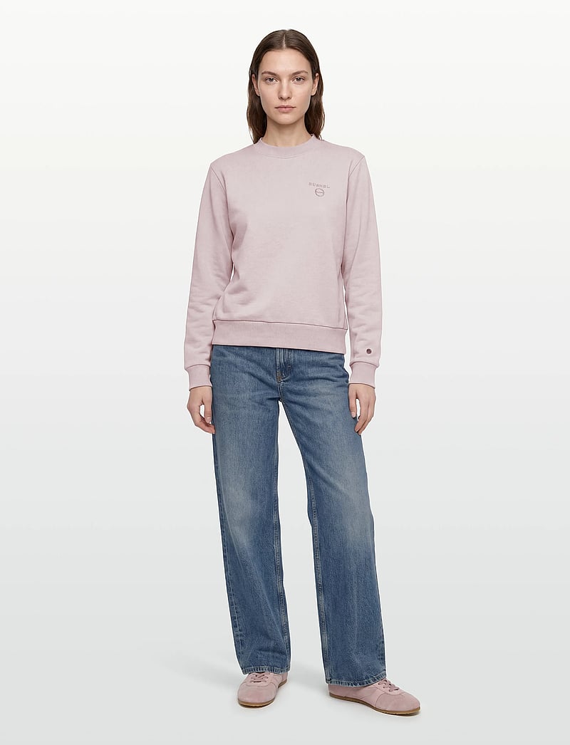 BUSNEL - SAMANTHA sweatshirt minimal - sweatshirts & hoodies - light rose - 0