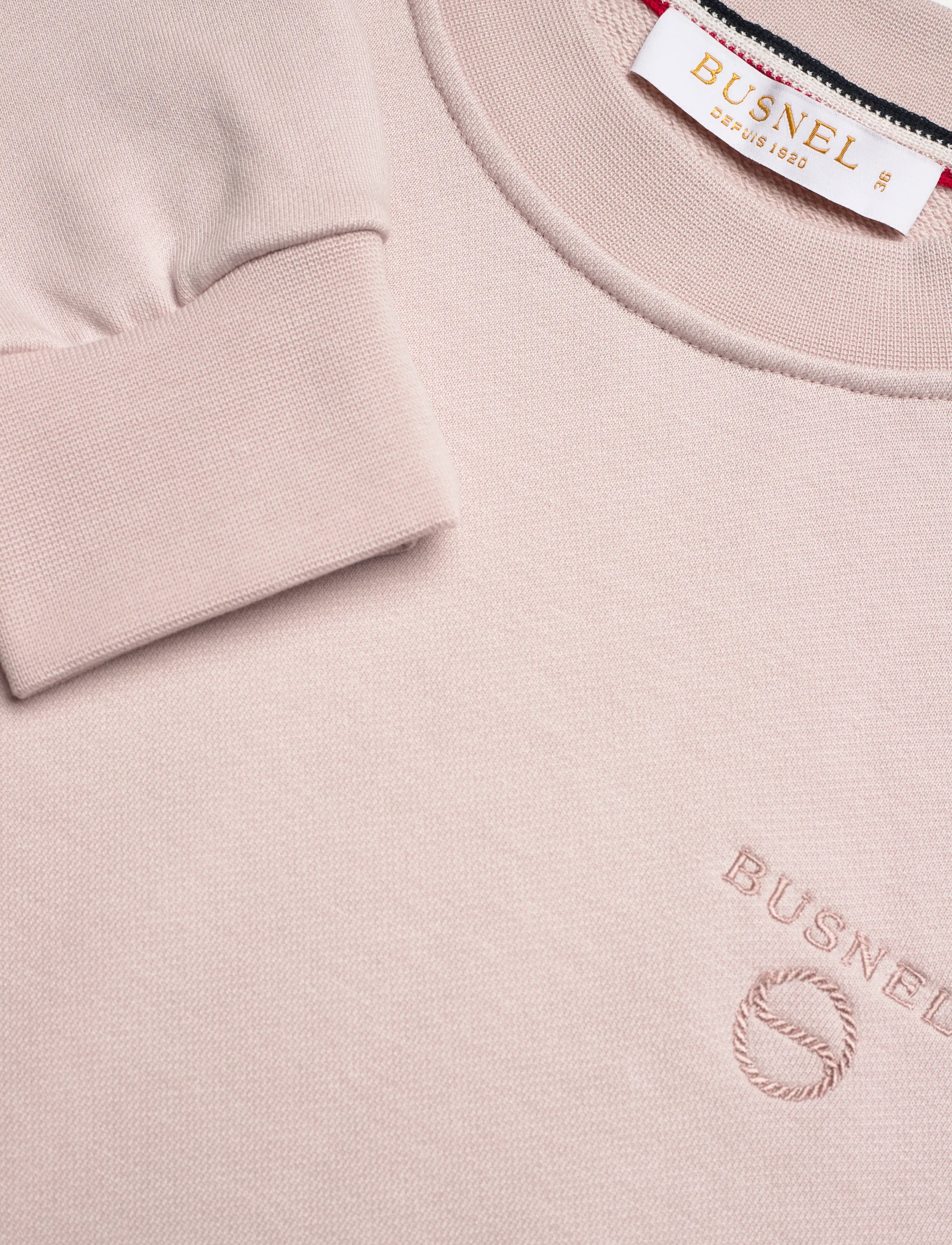 BUSNEL - SAMANTHA sweatshirt minimal - sweatshirts & hættetrøjer - light rose - 5