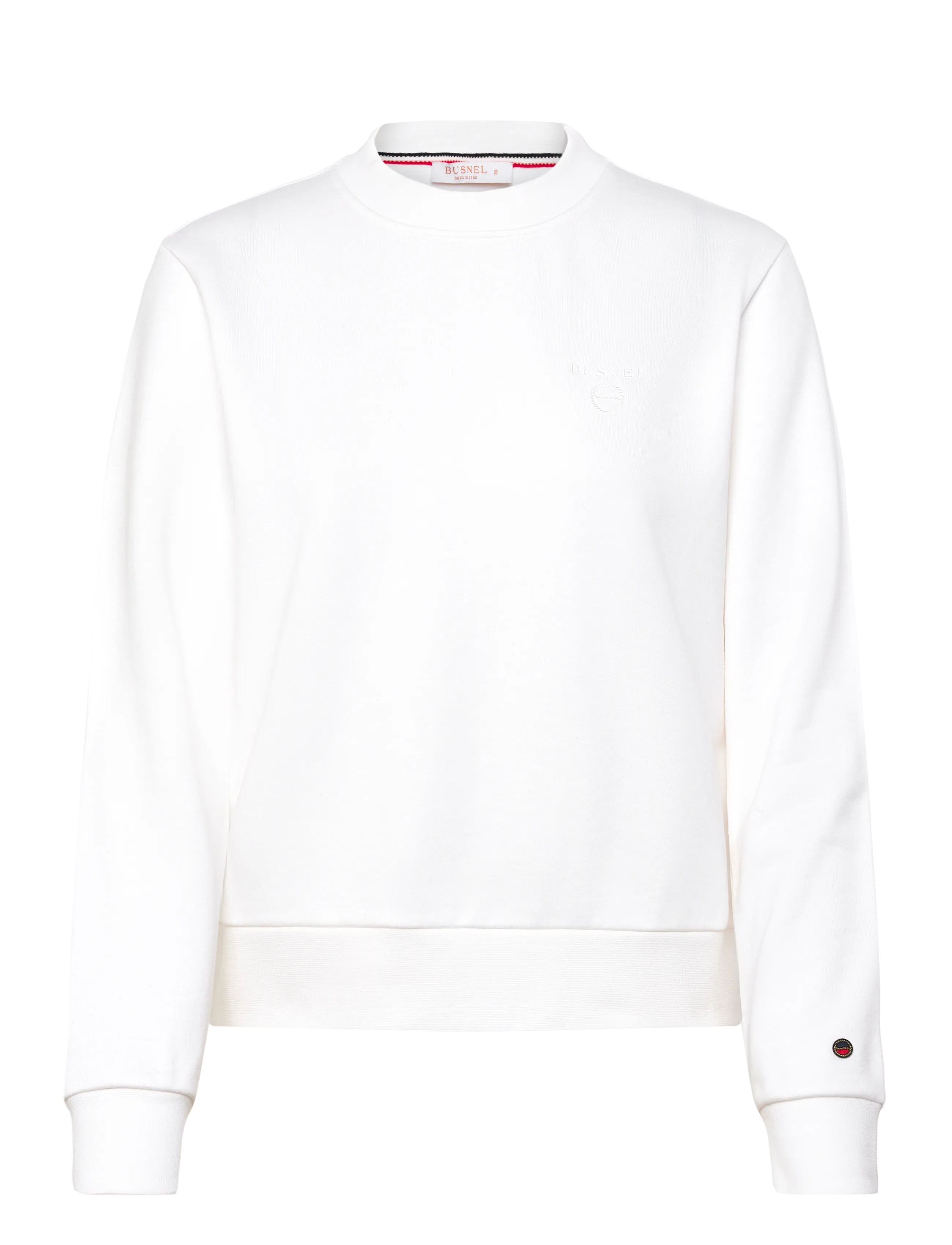 BUSNEL SAMANTHA sweatshirt minimal - Gensere - WHITE / white