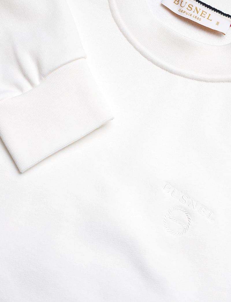 BUSNEL - SAMANTHA sweatshirt minimal - sweatshirts & hættetrøjer - white - 2