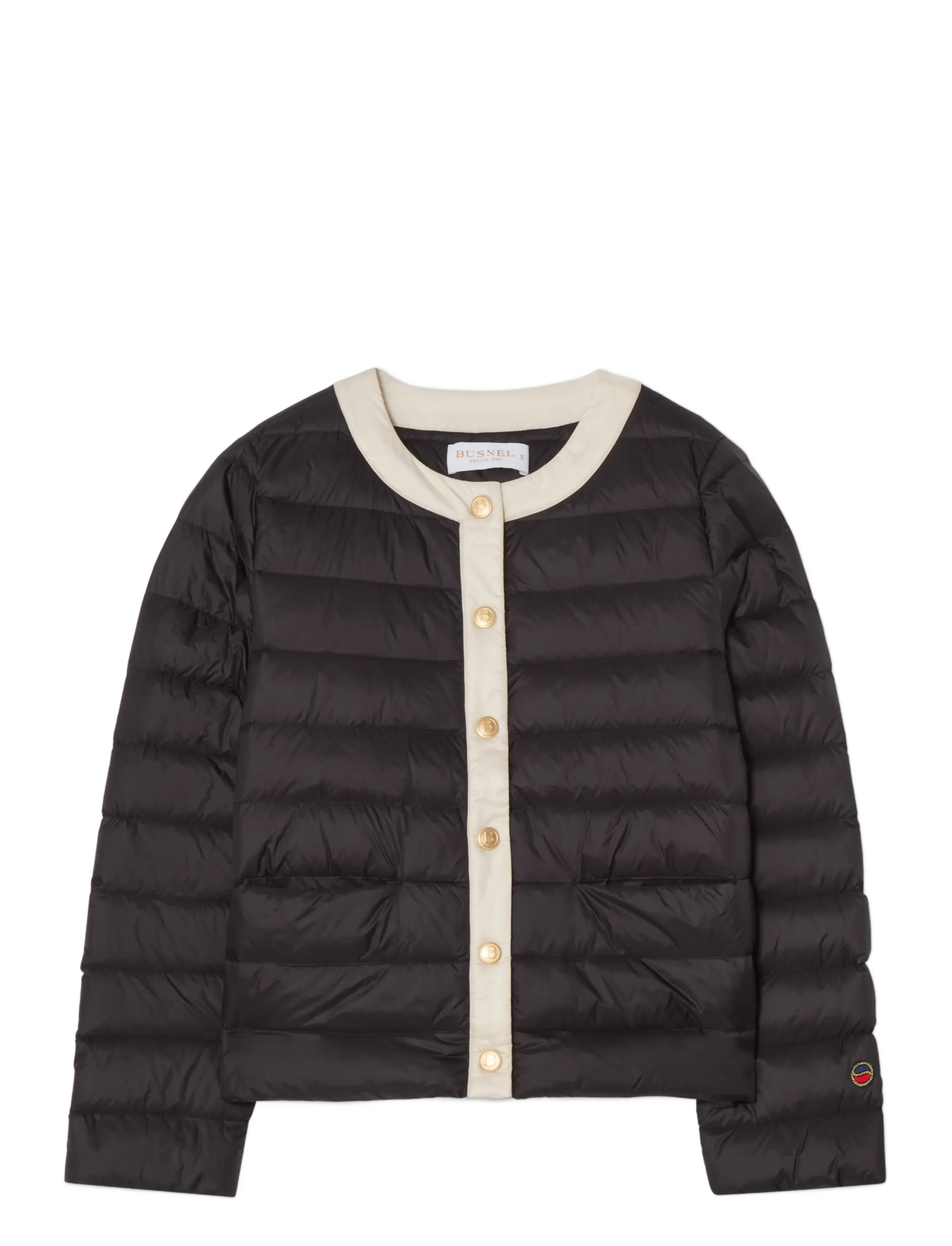 BUSNEL - INDIANA contrast down jacket - quilted jackets - black/silver birch - 1