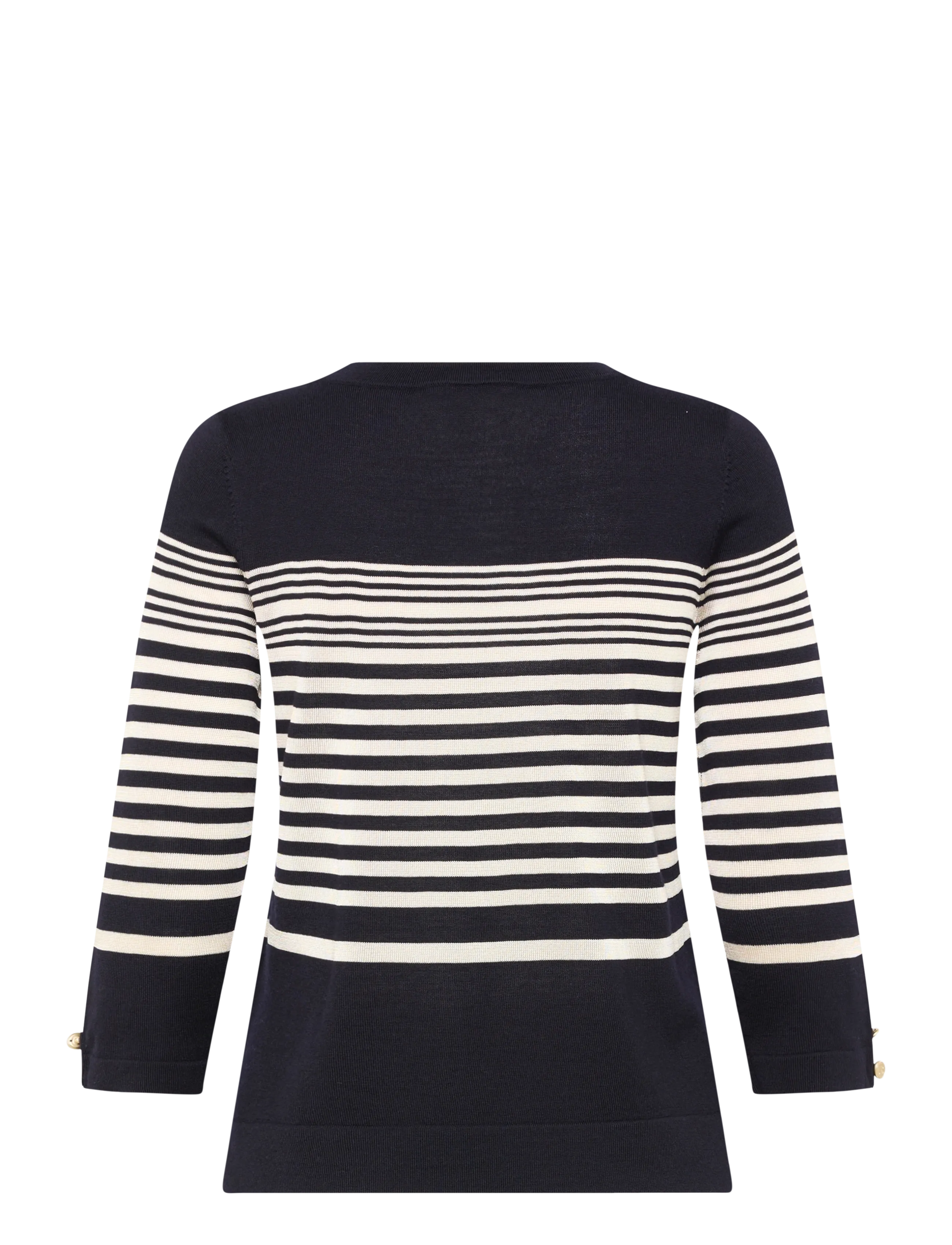 BUSNEL - HELIA top striped - tröjor - marine/silver birch stripe - 2