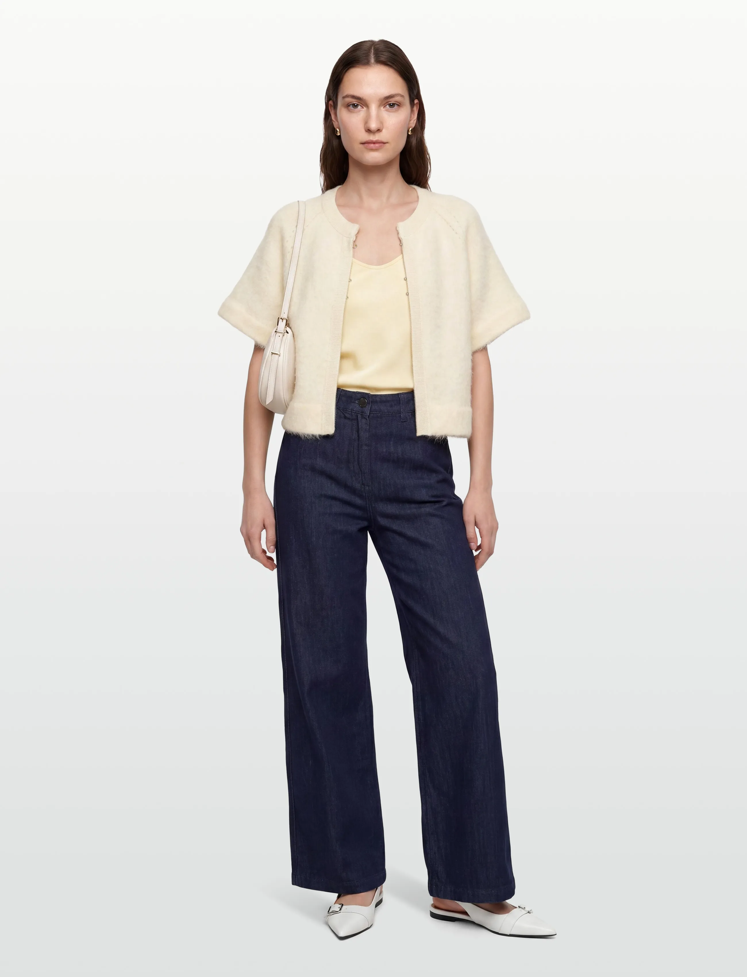 BUSNEL Sage Cardigan, 38, Cream, Strik > Cardigans, Dame