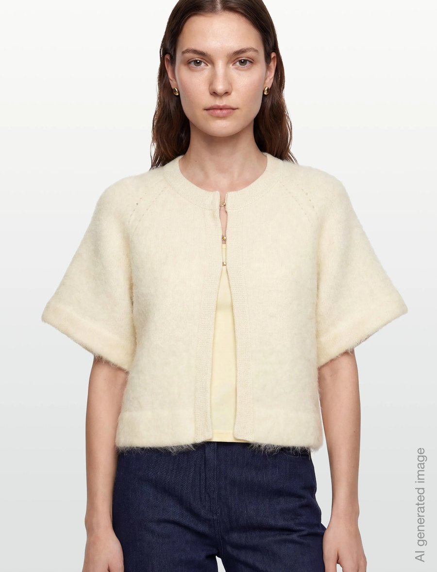 BUSNEL - SAGE cardigan - cardigans - ecru - 3