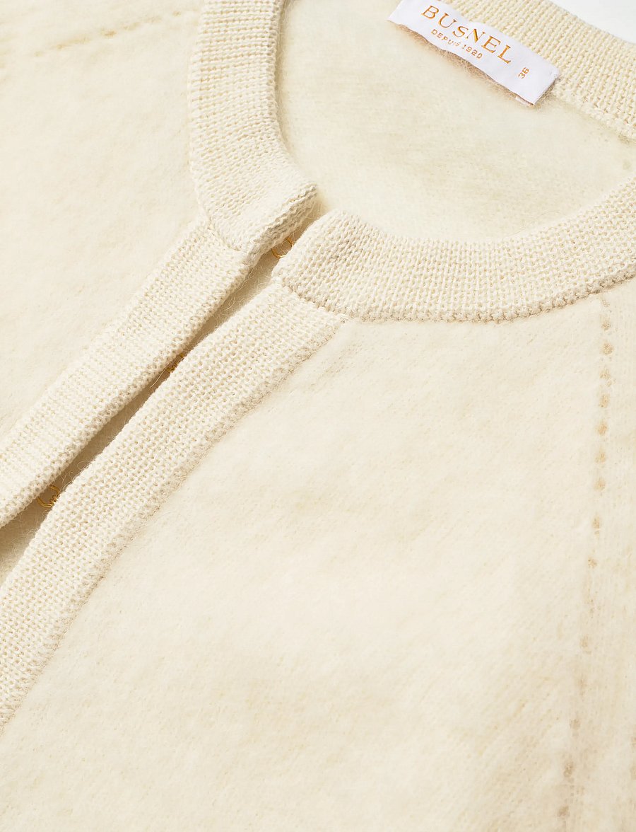 BUSNEL - SAGE cardigan - cardigans - ecru - 5