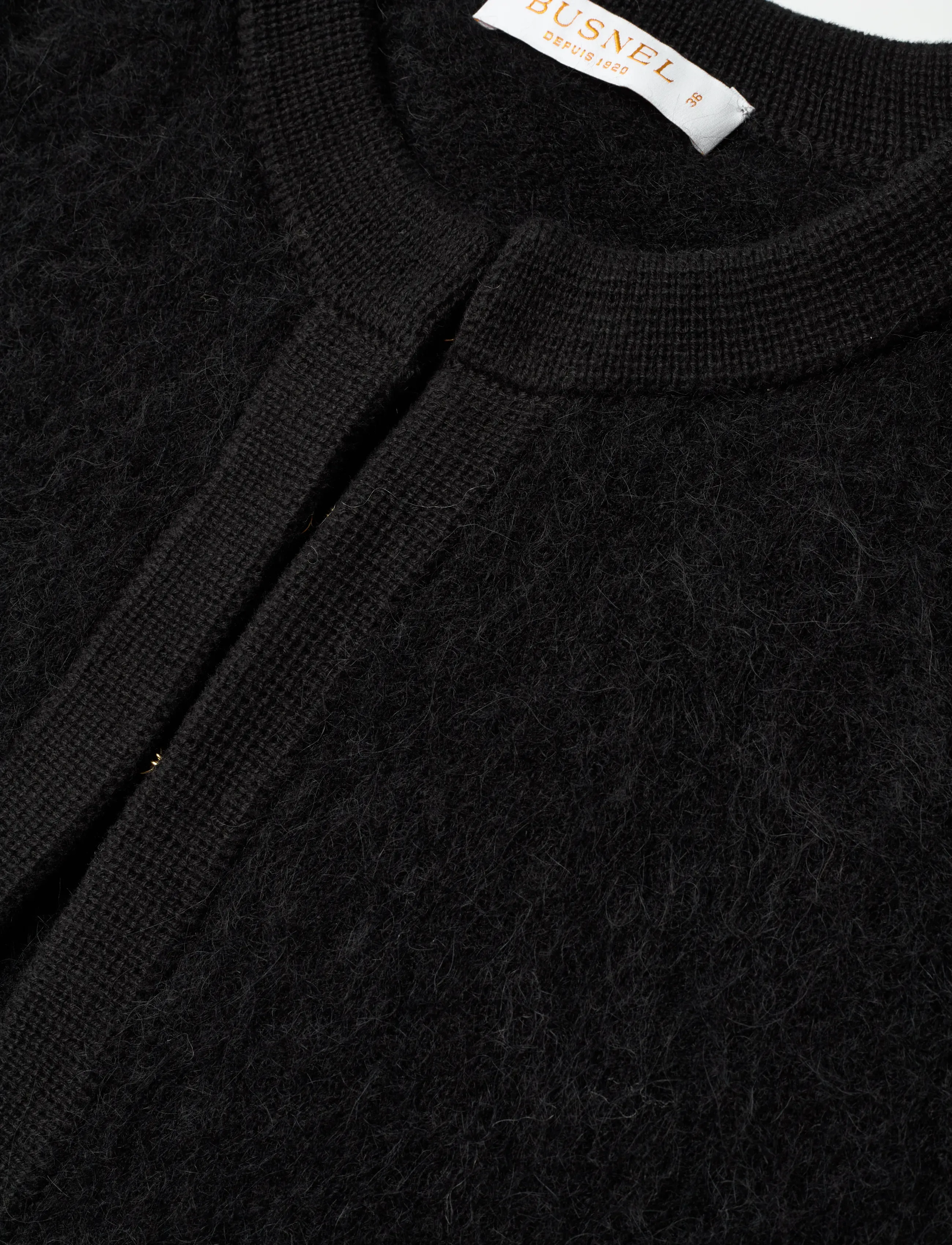 BUSNEL - SAGE cardigan - susegamieji megztiniai - black - 2