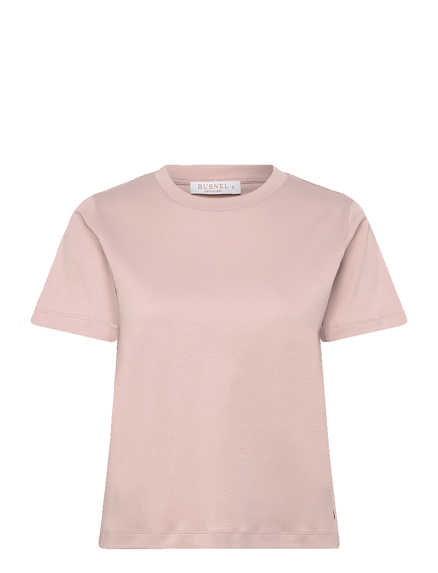 BUSNEL - TESSA Luxe T-shirt - t-shirts - light rose - 1