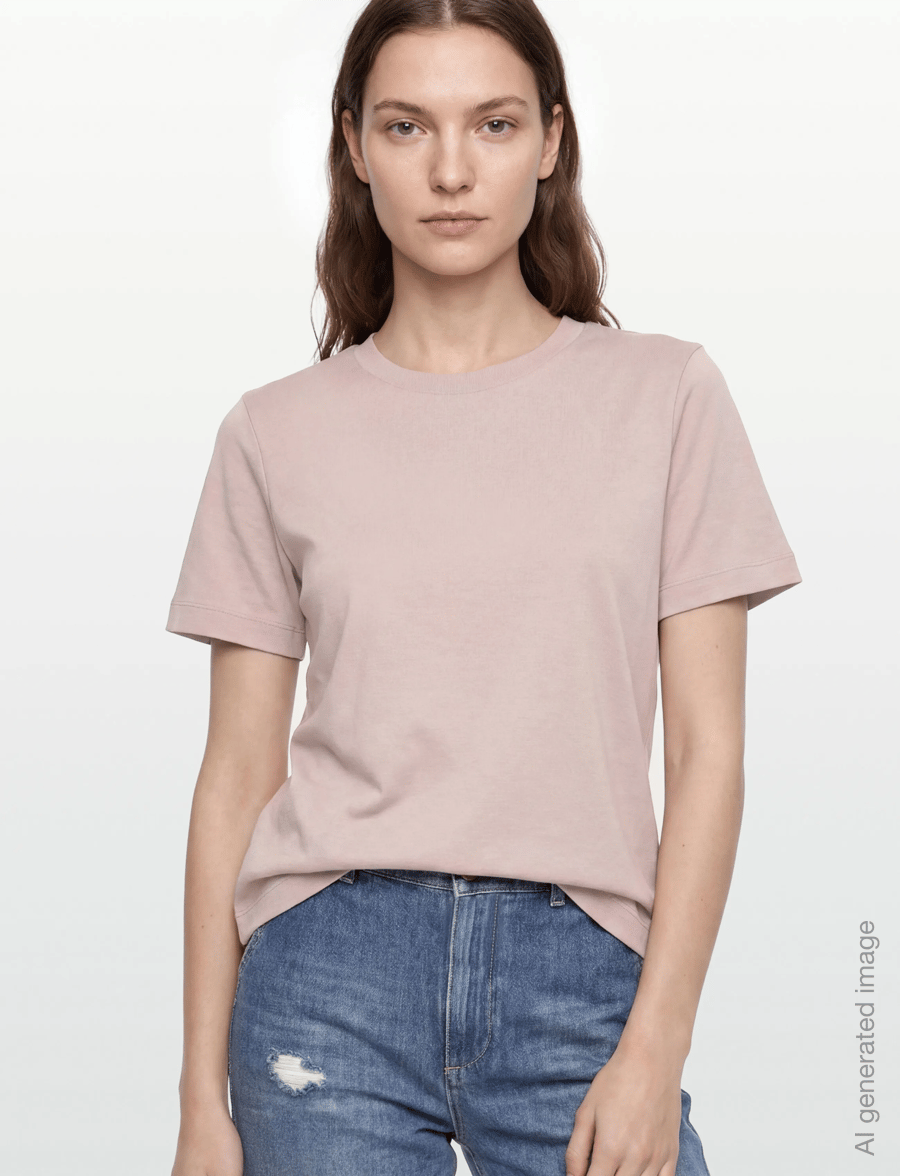 BUSNEL - TESSA Luxe T-shirt - t-shirts - light rose - 3