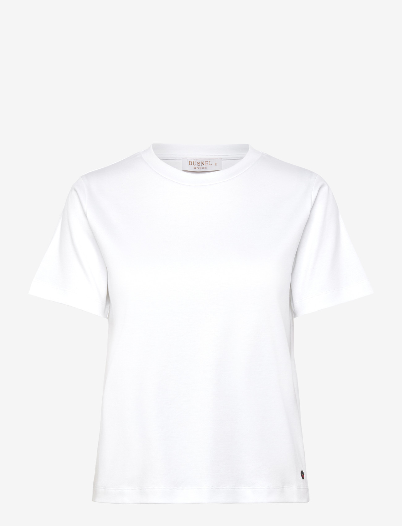 BUSNEL - TESSA Luxe T-shirt - t-shirts - white - 1