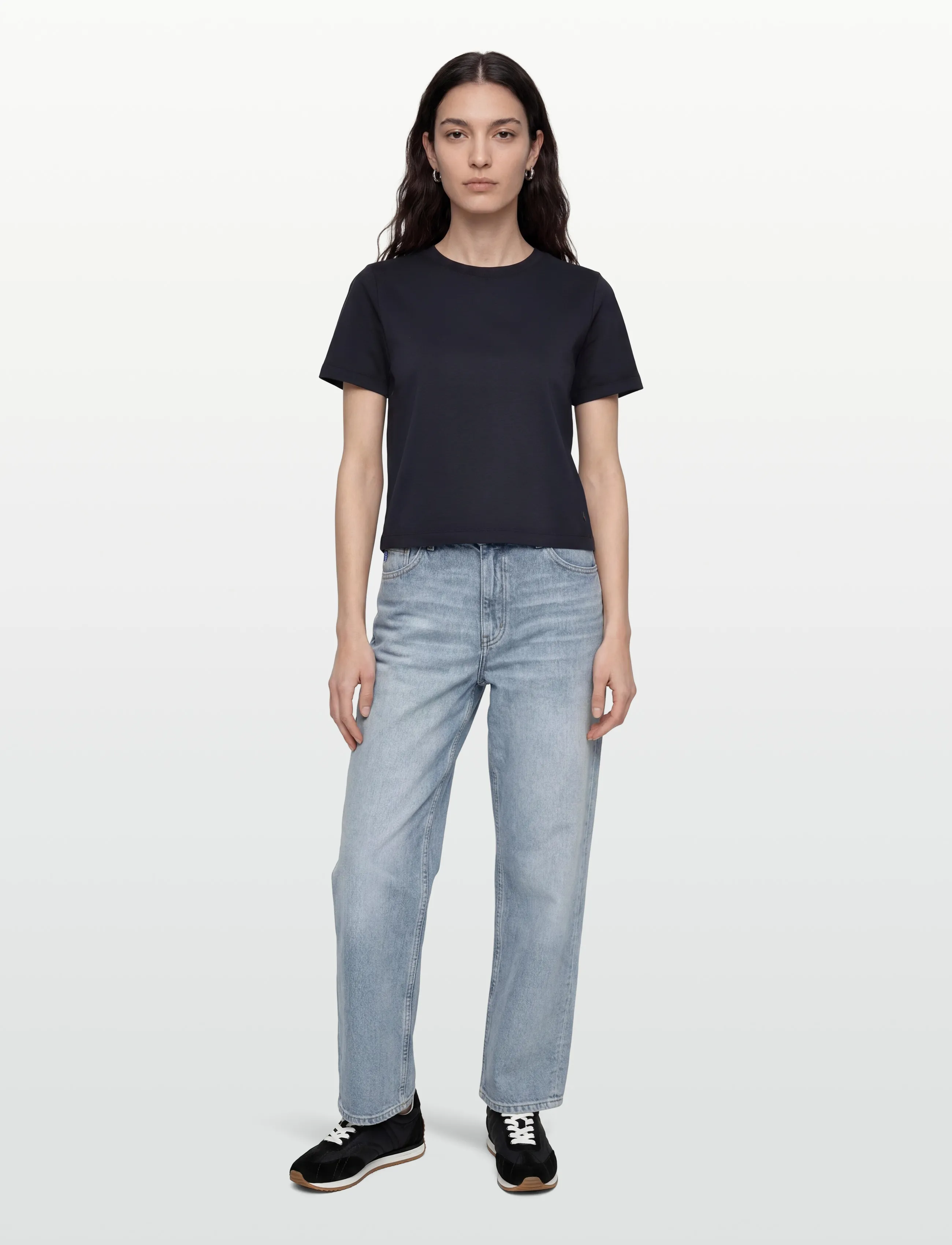 BUSNEL Tessa Luxe T-Shirt, 38, T-shirts & Oberteile, Marineblau - Short-sleeved, Frauen