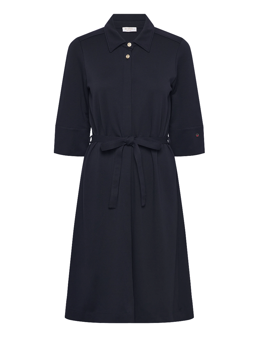 BUSNEL - TOVE dress minimal - skjortekjoler - marine - 0