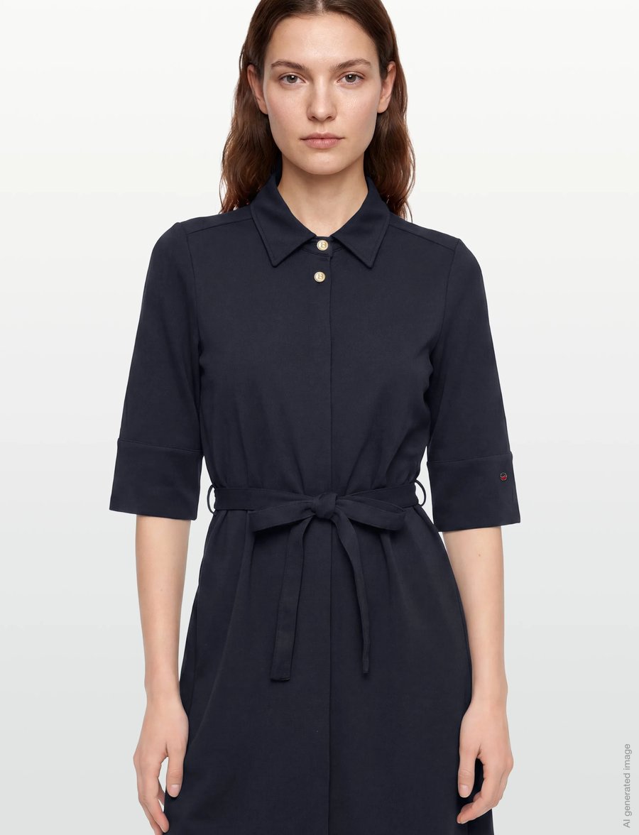 BUSNEL - TOVE dress minimal - särkkleidid - marine - 3