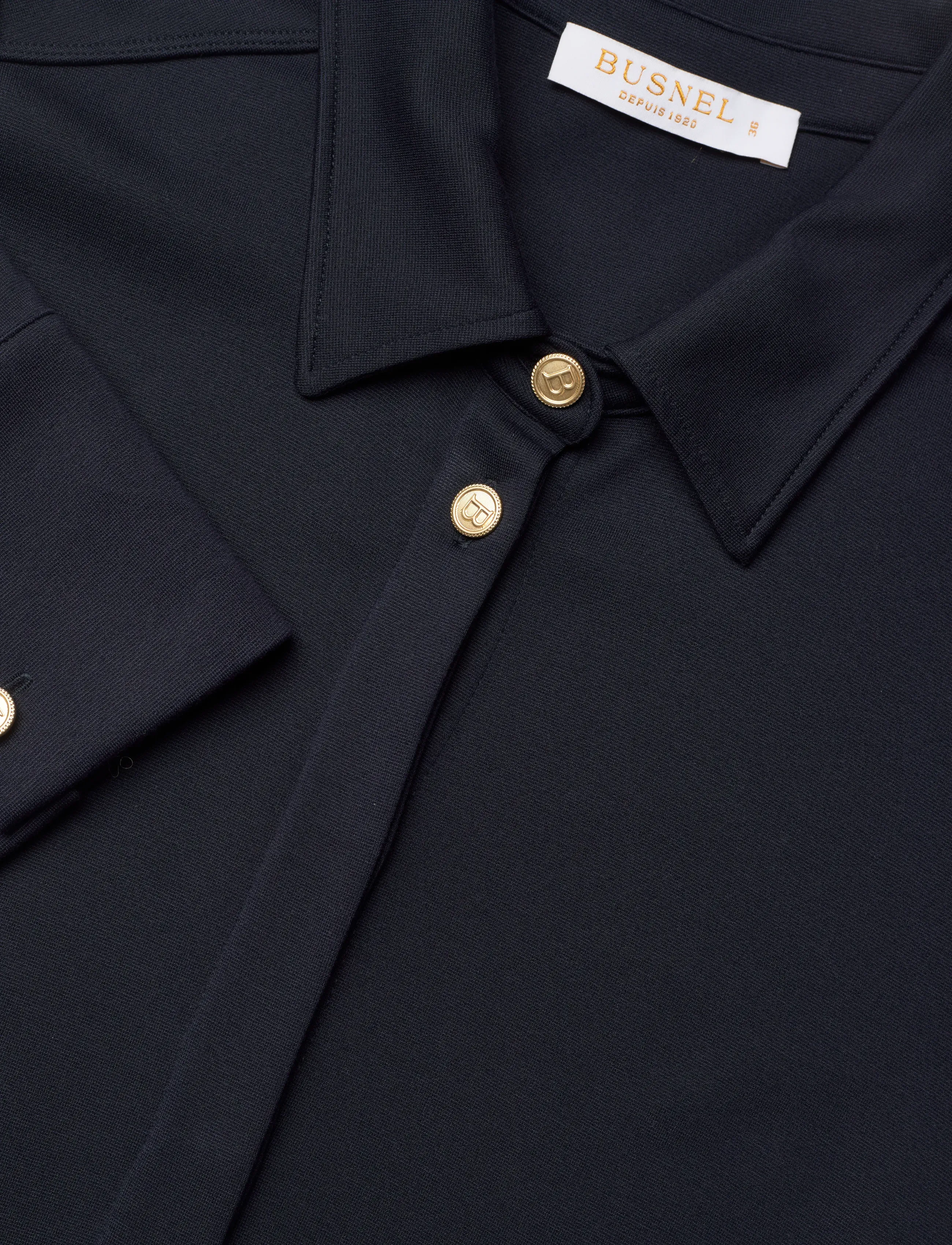 BUSNEL - TOVE dress minimal - skjortekjoler - marine - 2