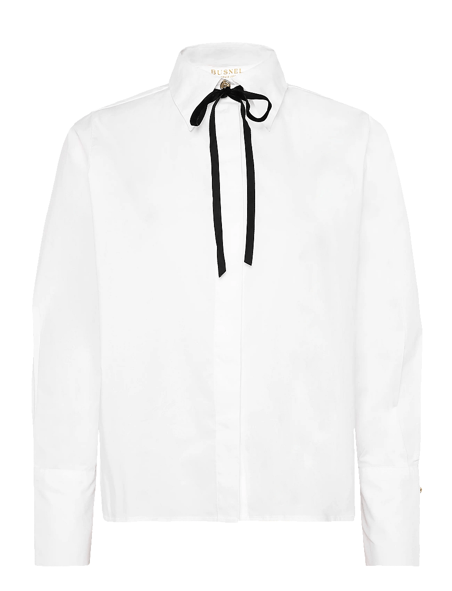 BUSNEL - BRIGITTE shirt - långärmade skjortor - white - 1