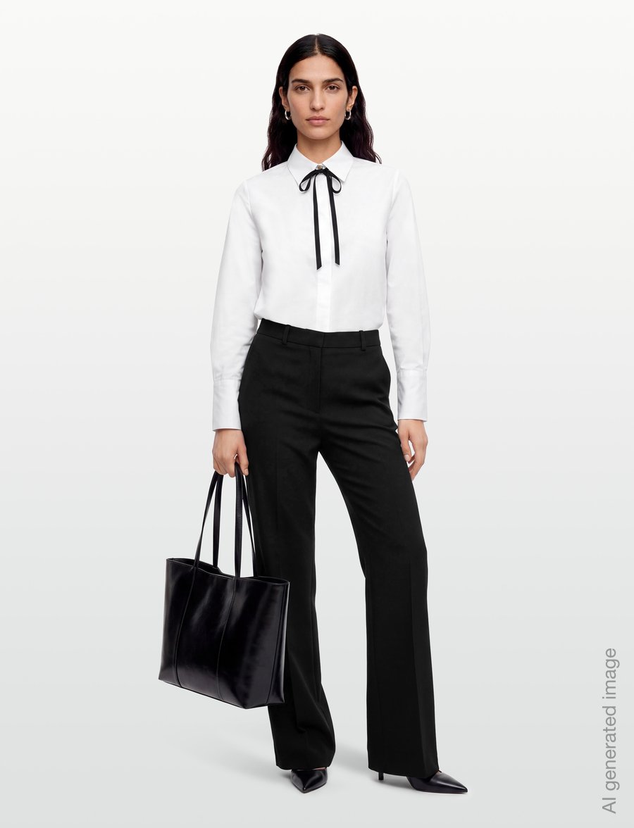 BUSNEL - BRIGITTE shirt - långärmade skjortor - white - 0