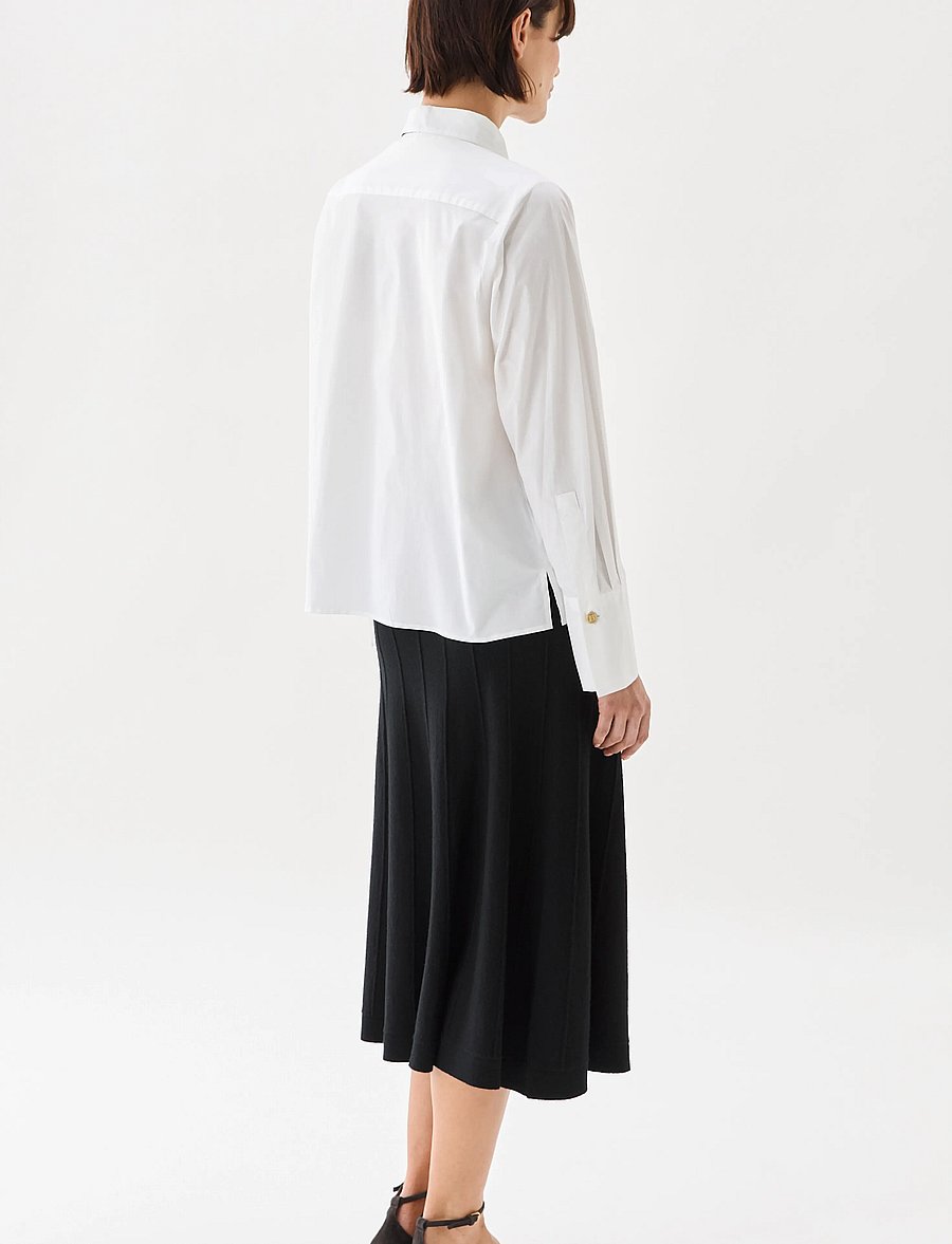 BUSNEL - BRIGITTE shirt - langärmlige hemden - white - 3