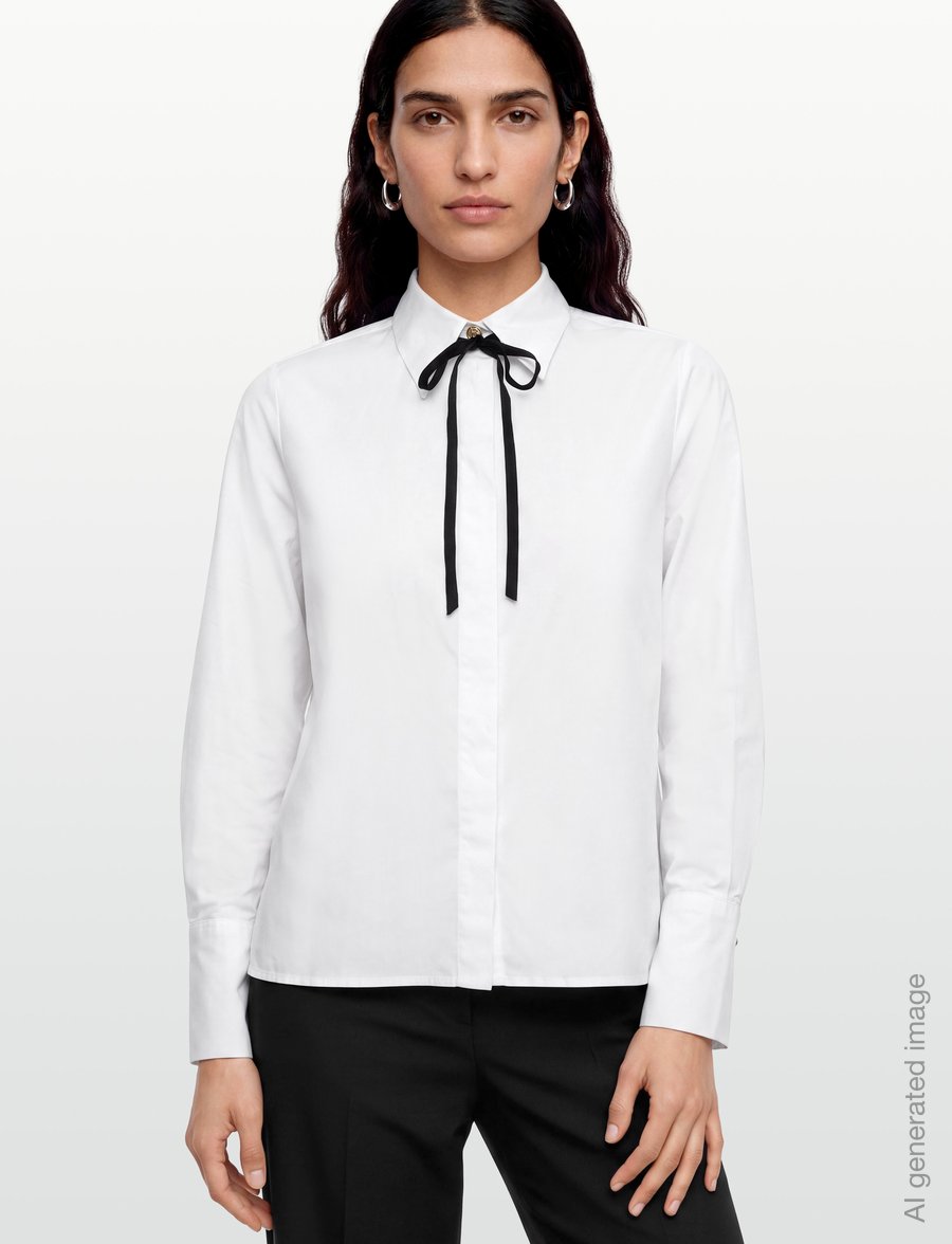 BUSNEL - BRIGITTE shirt - långärmade skjortor - white - 3