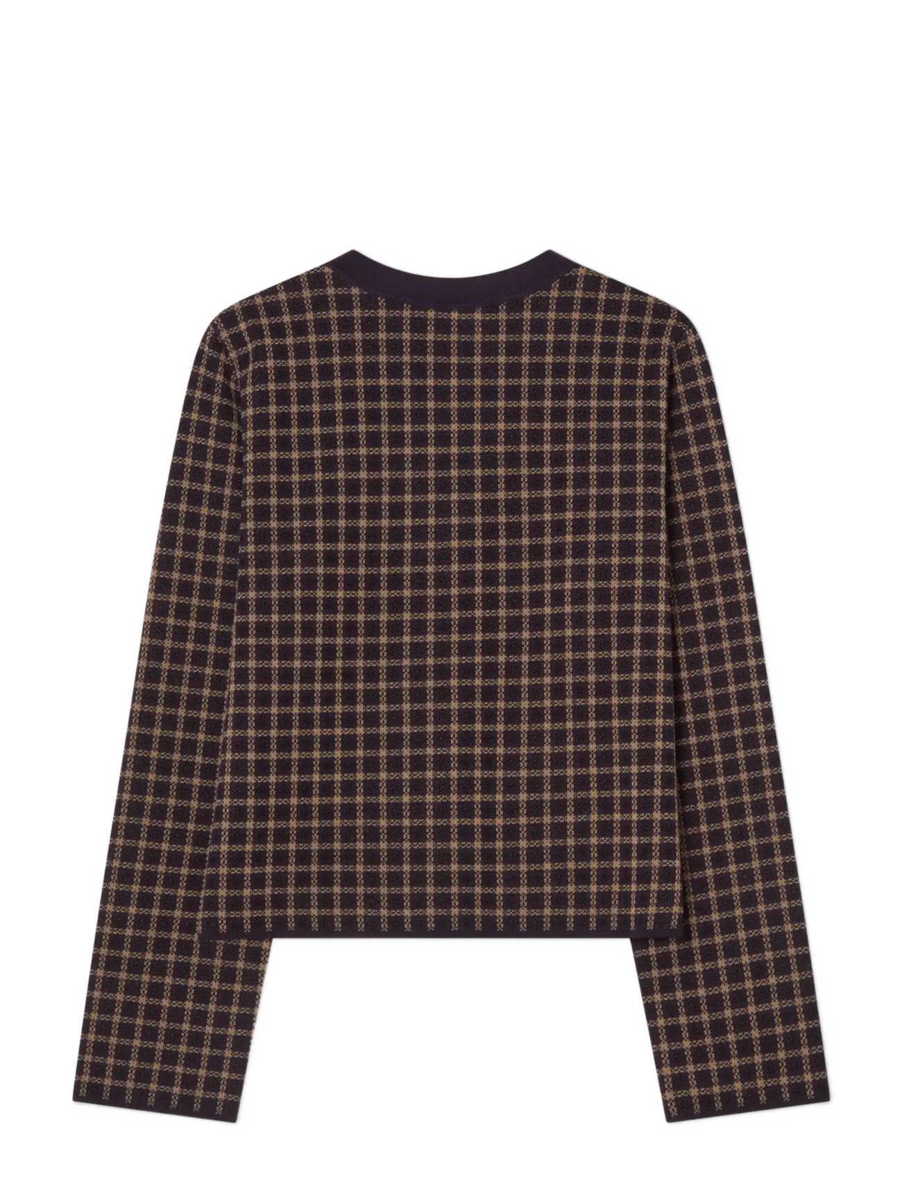 BUSNEL - ELLE jacket jacquard - wool jackets - prune - 2