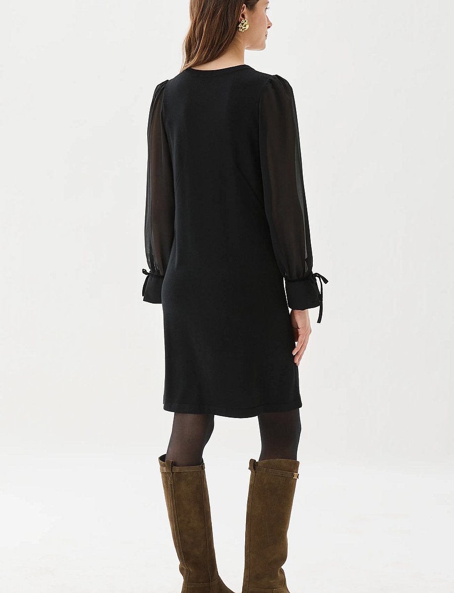 BUSNEL - FRANCINE dress - stickade klänningar - black - 3