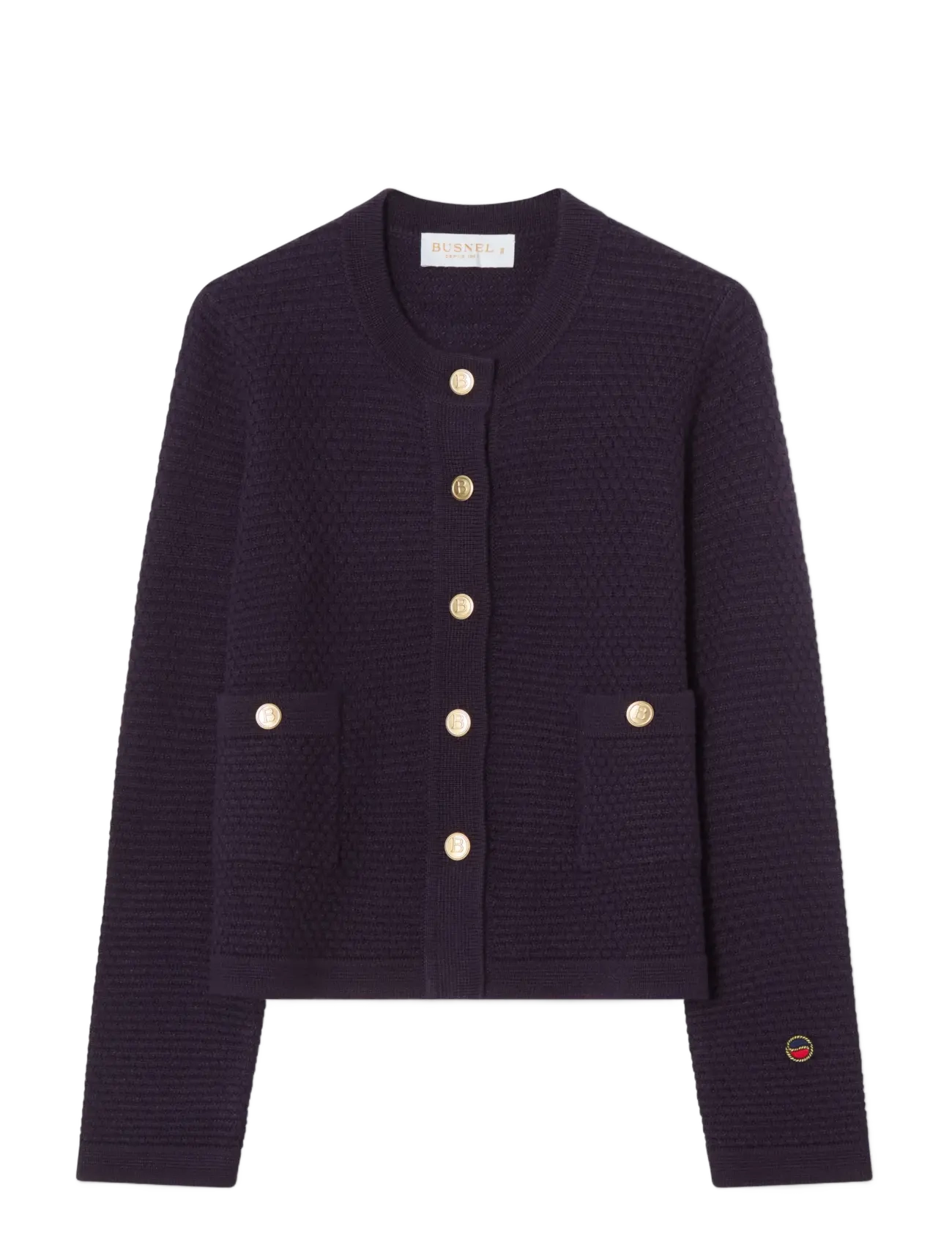 BUSNEL - GWENETH autumn jacket - wool jackets - prune - 1