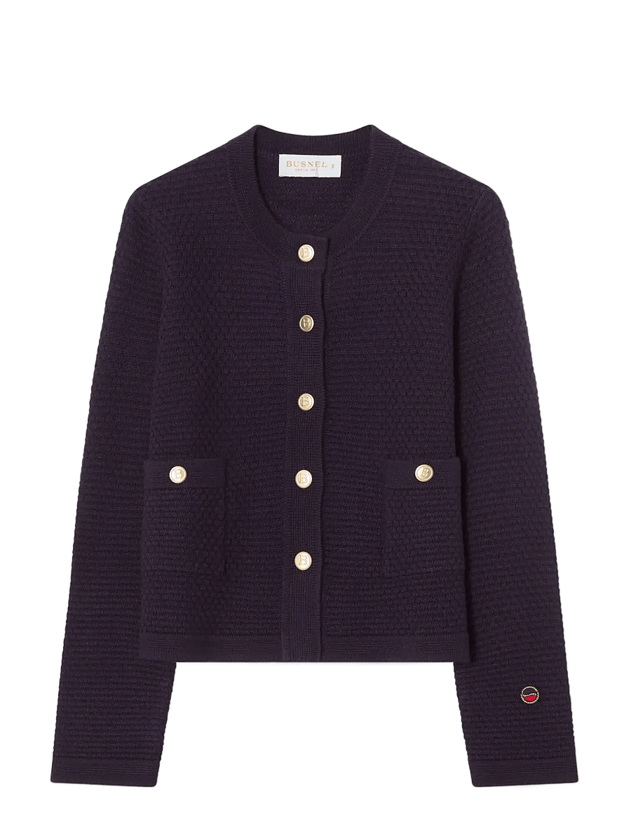 BUSNEL - GWENETH autumn jacket - wool jackets - prune - 1
