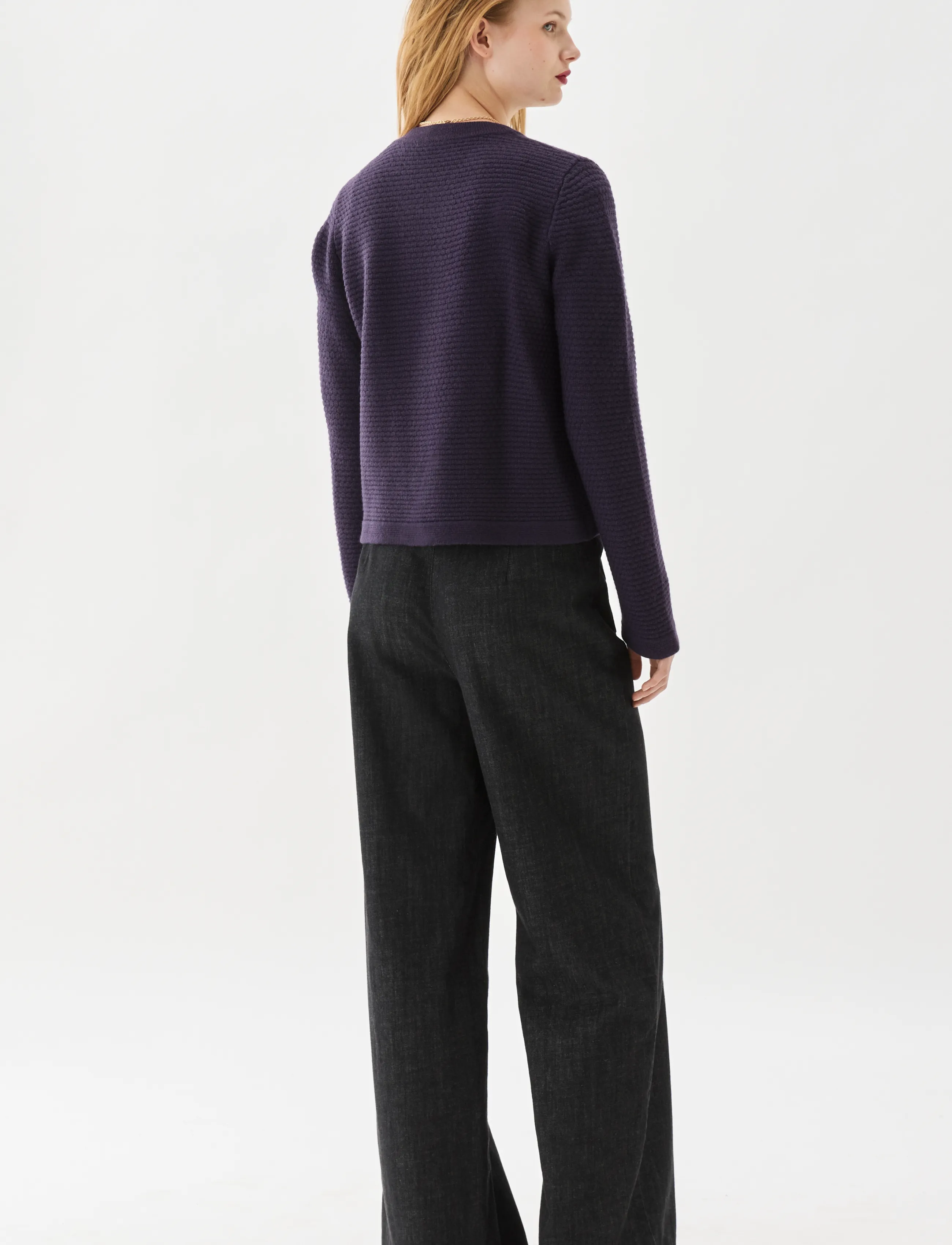 BUSNEL GWENETH autumn jacket - Jackets & Coats - PRUNE / burgundy