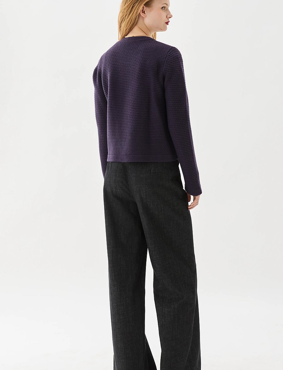 BUSNEL - GWENETH autumn jacket - wool jackets - prune - 0