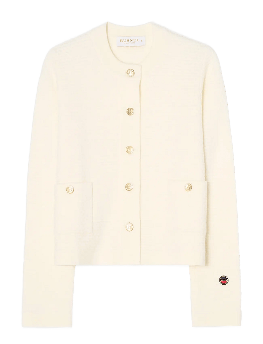 BUSNEL - GWENETH autumn jacket - wool jackets - ecru - 0