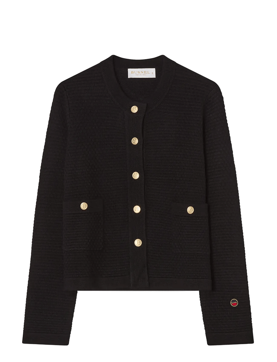 BUSNEL - GWENETH autumn jacket - wool jackets - black - 1