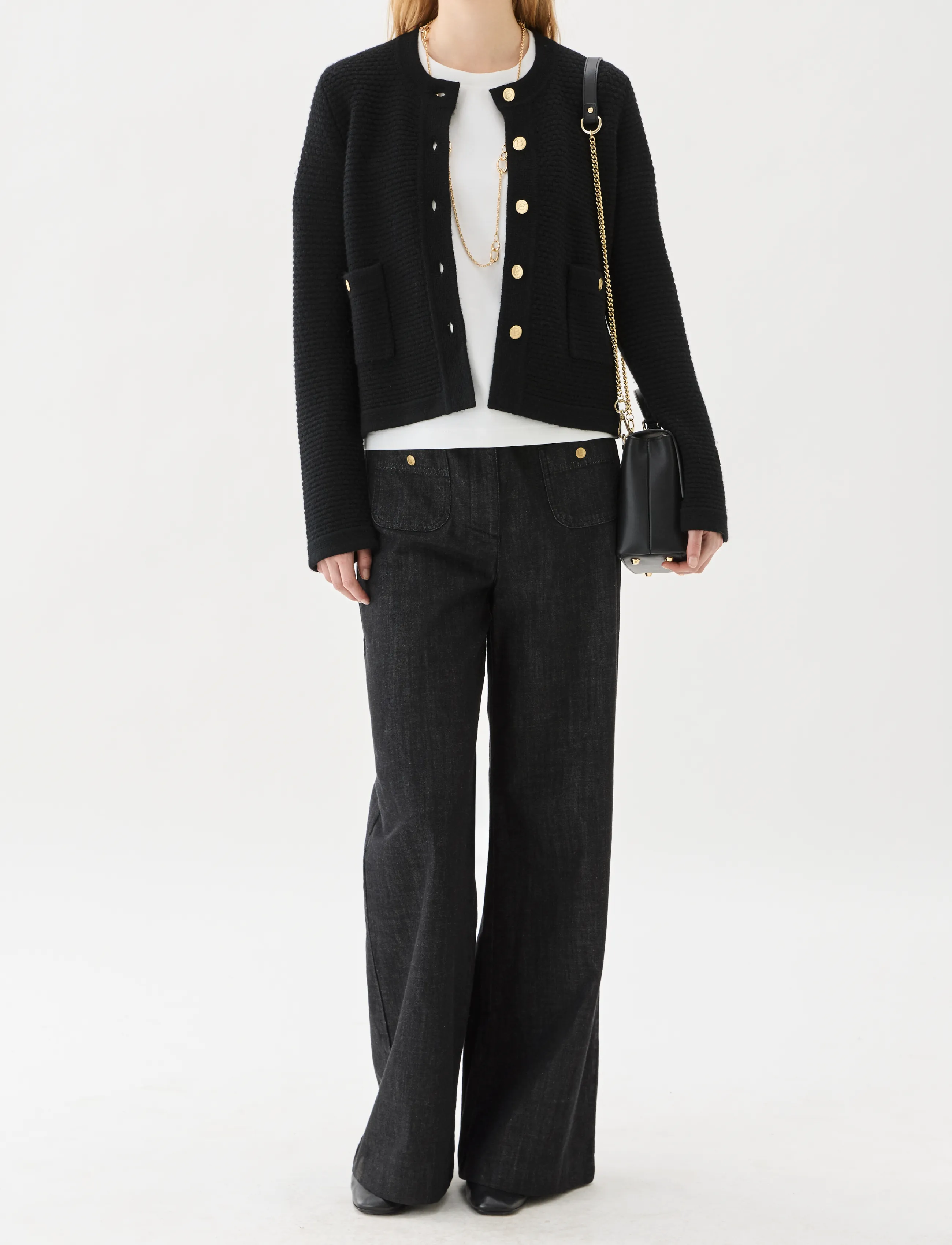 BUSNEL GWENETH autumn jacket - Jackets & Coats - BLACK / black