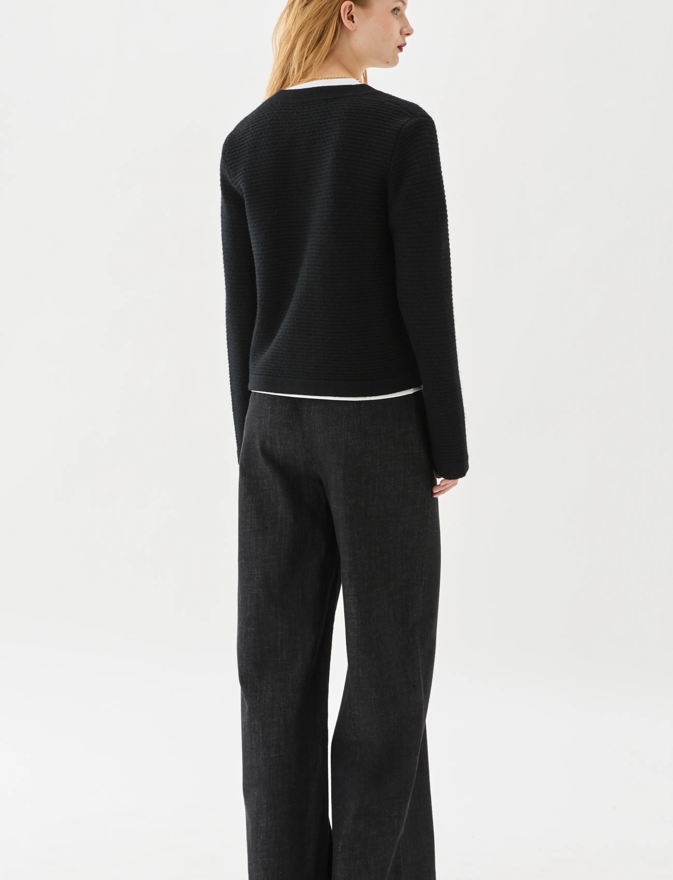 BUSNEL - GWENETH autumn jacket - wool jackets - black - 3