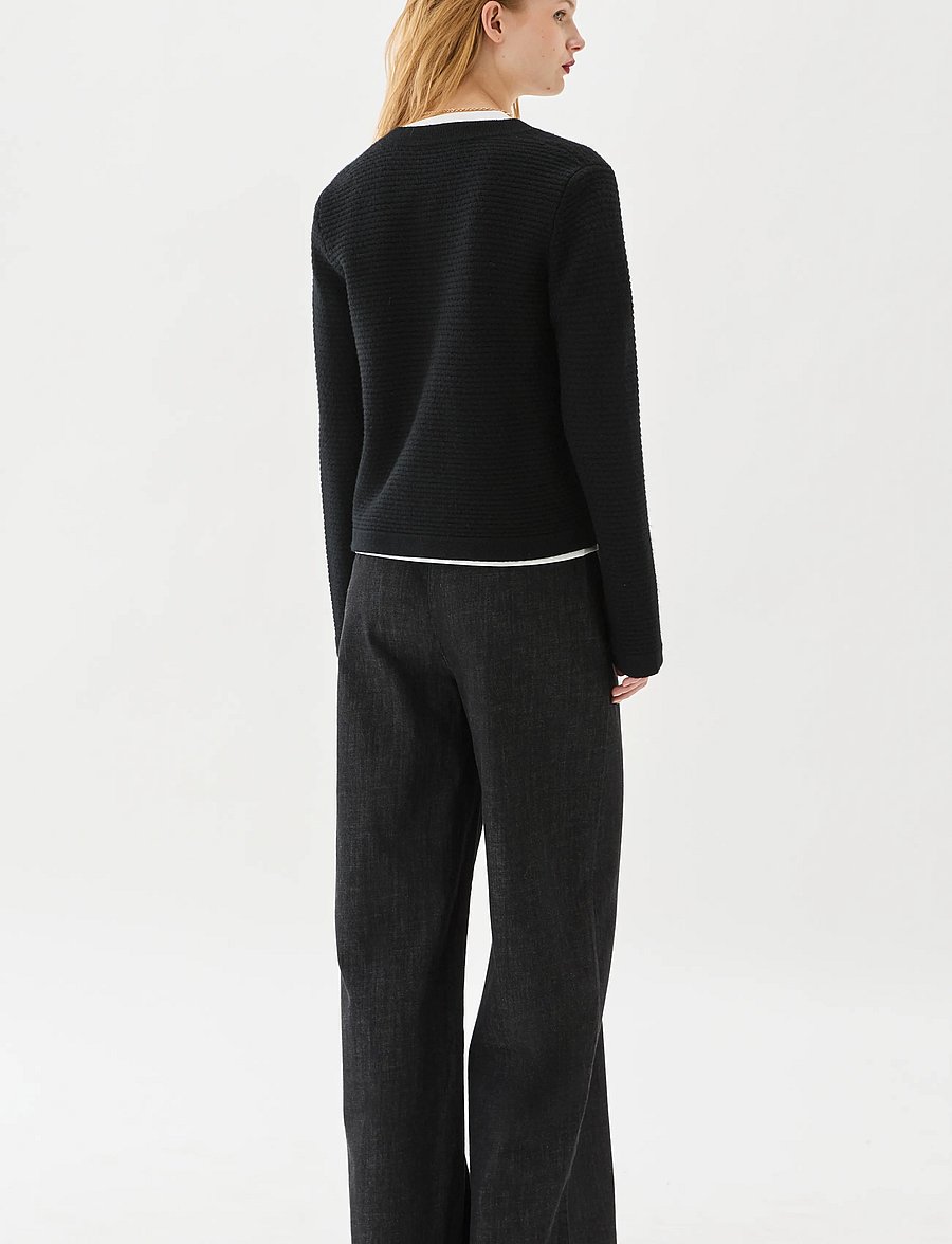 BUSNEL - GWENETH autumn jacket - wool jackets - black - 3
