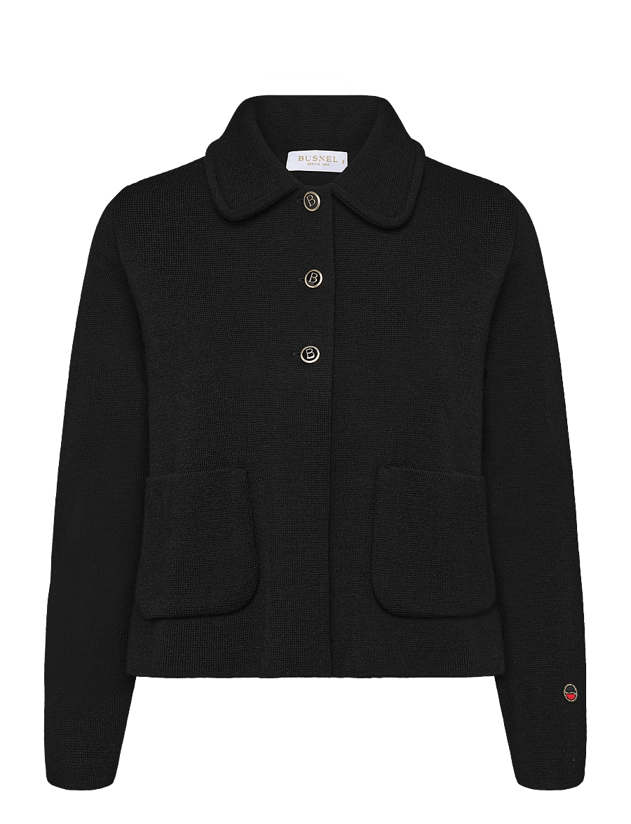 BUSNEL - LEA jacket - wool jackets - black - 0