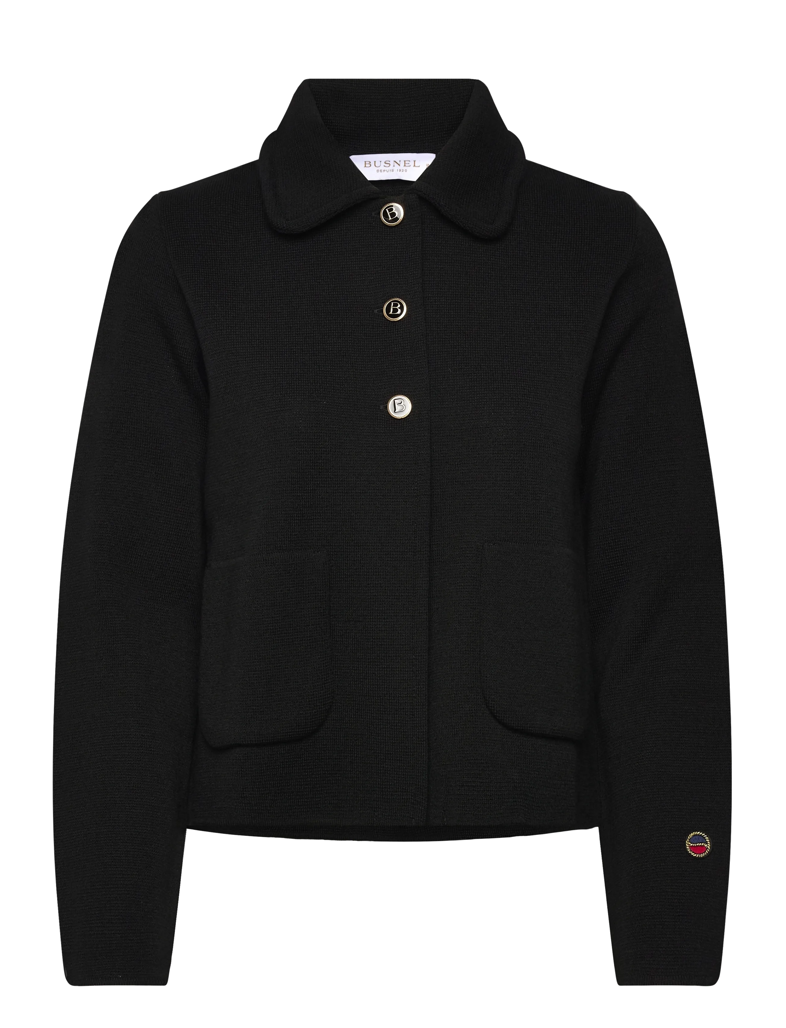 BUSNEL LEA jacket - Strik - BLACK / black