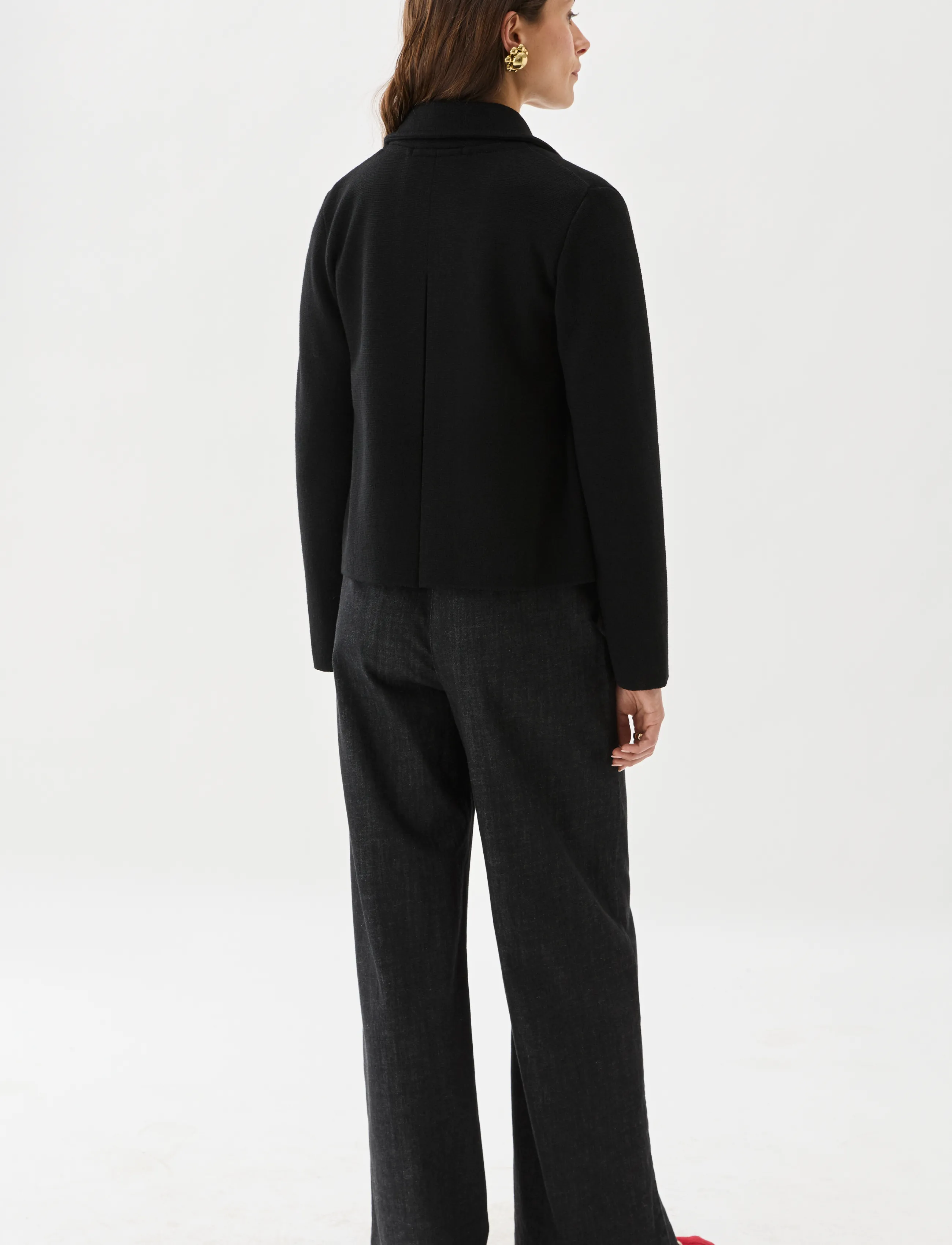 BUSNEL - LEA jacket - uldjakker - black - 3