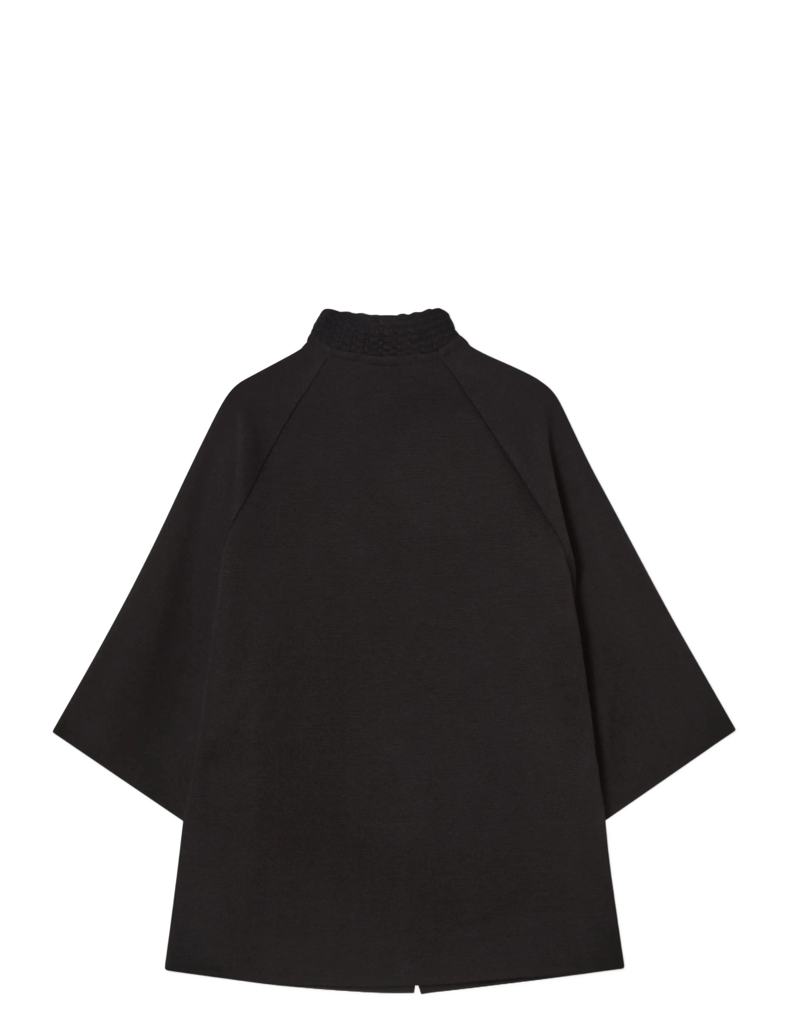 BUSNEL - LUCINE cape - wool jackets - black - 2