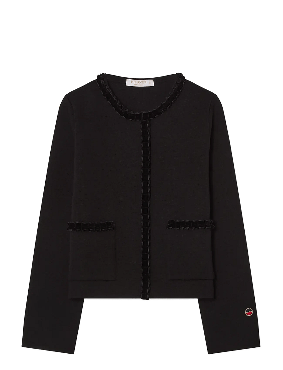 BUSNEL - LYA jacket - wolljacken - black - 1