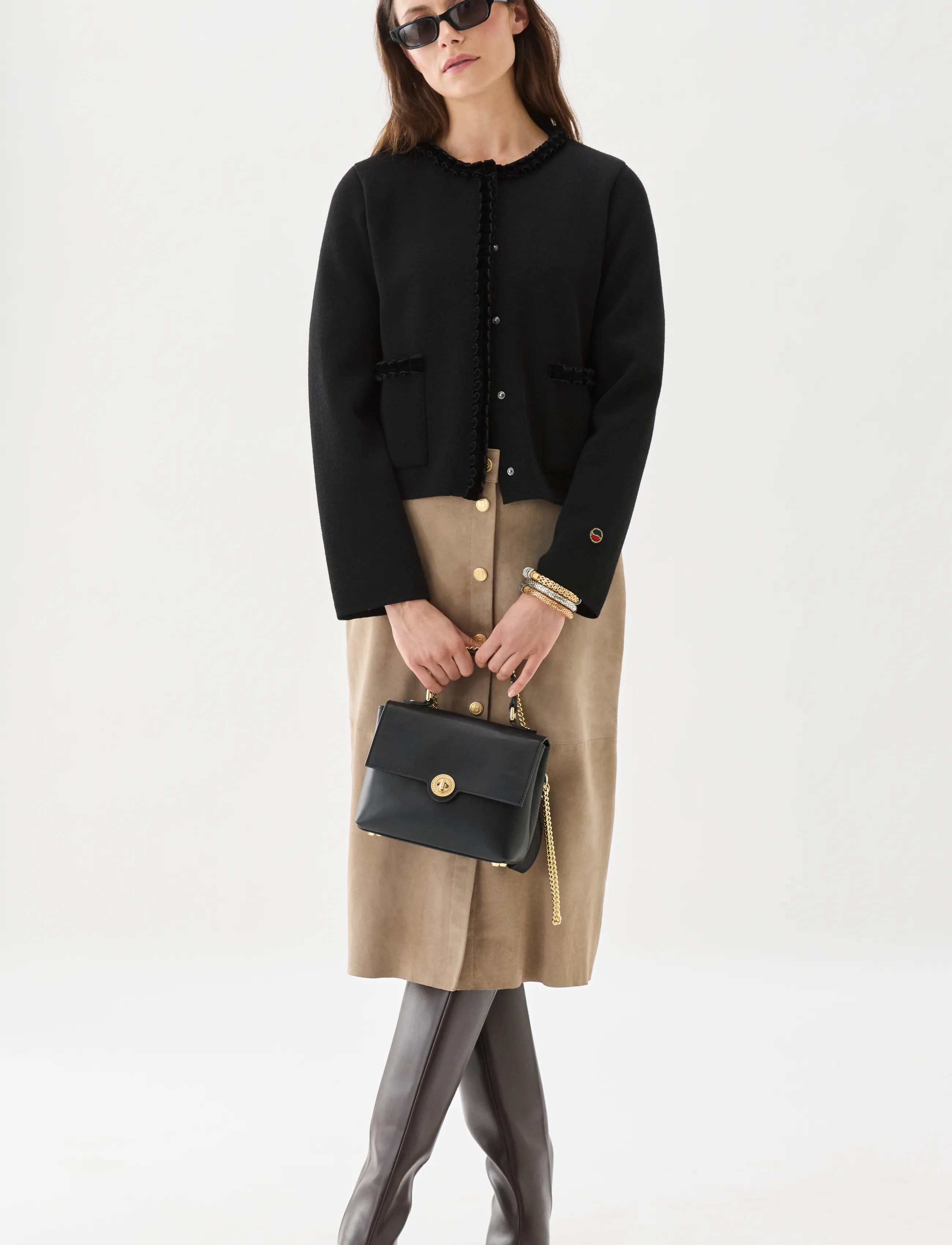 BUSNEL LYA jacket - Modetrender - BLACK / black