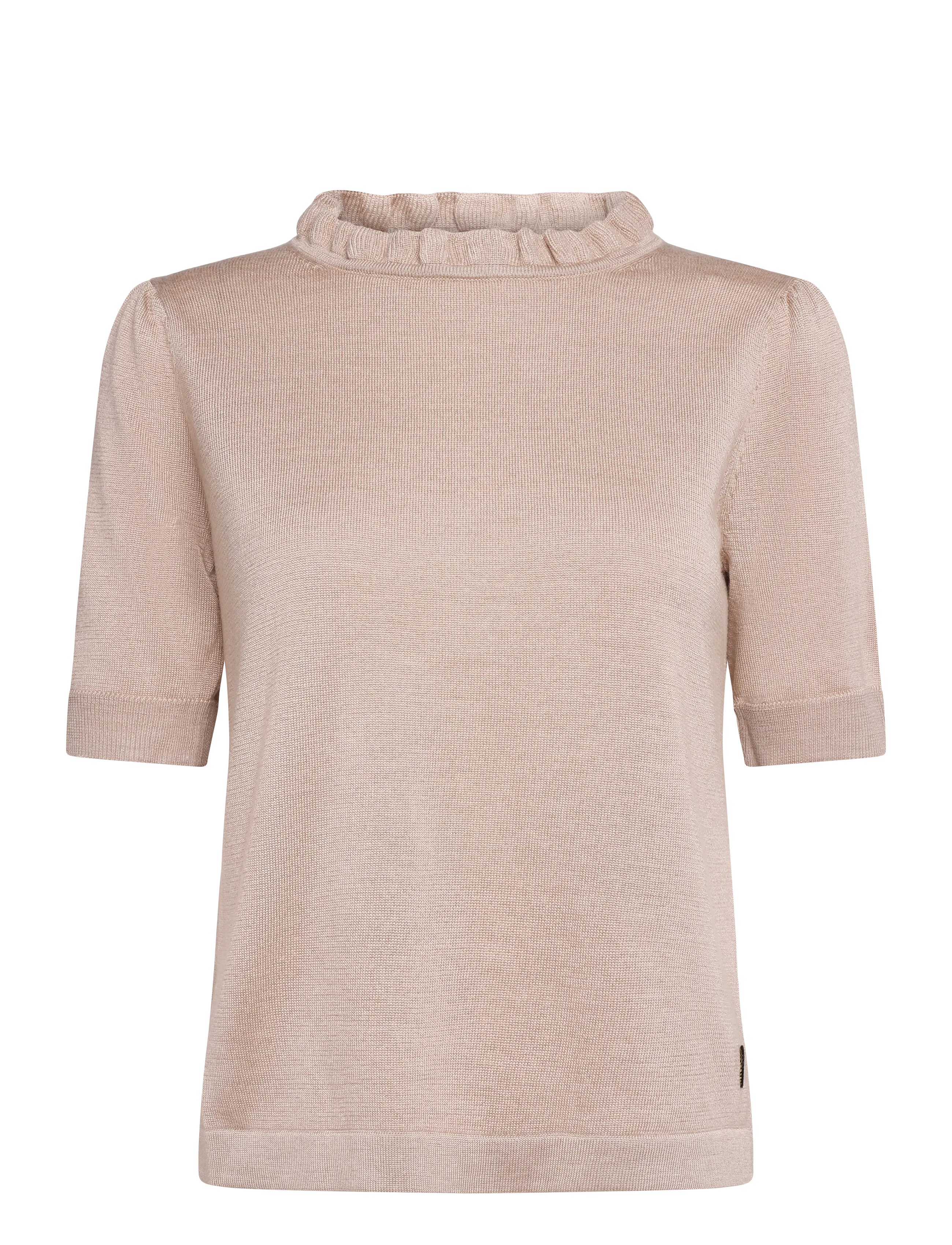 BUSNEL MINNA top - T-shirts - OAT / beige