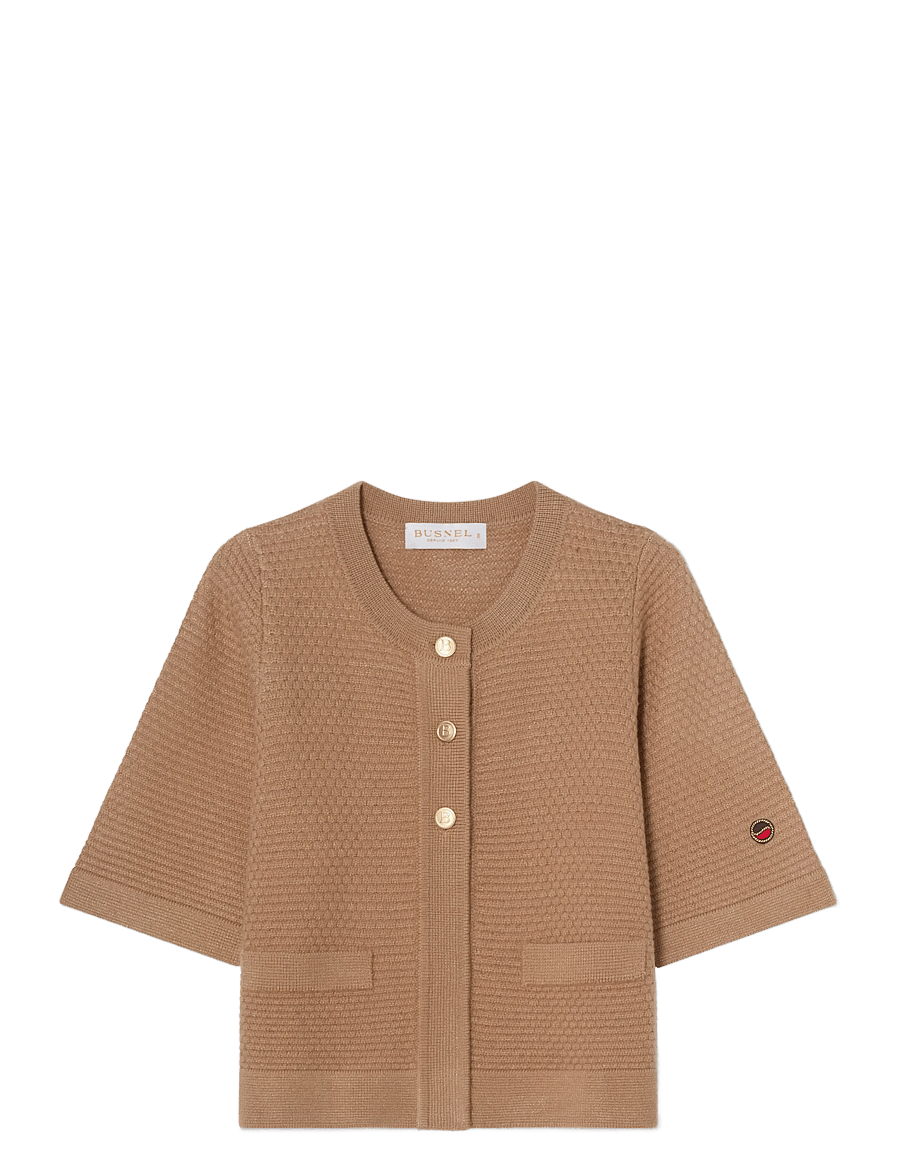 BUSNEL - PALMER autumn cardigan - salty caramel - 1