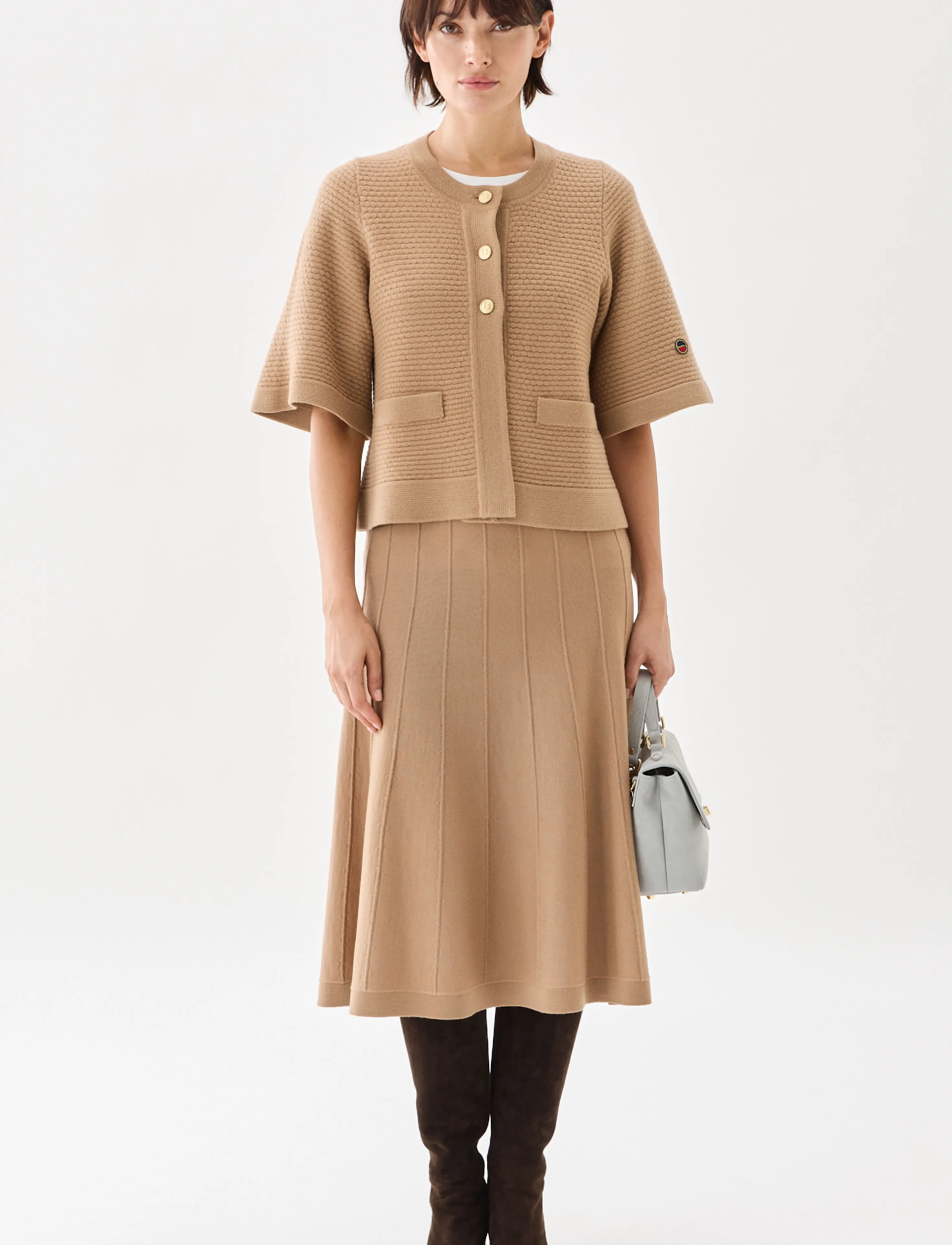 BUSNEL - PALMER autumn cardigan - salty caramel - 0