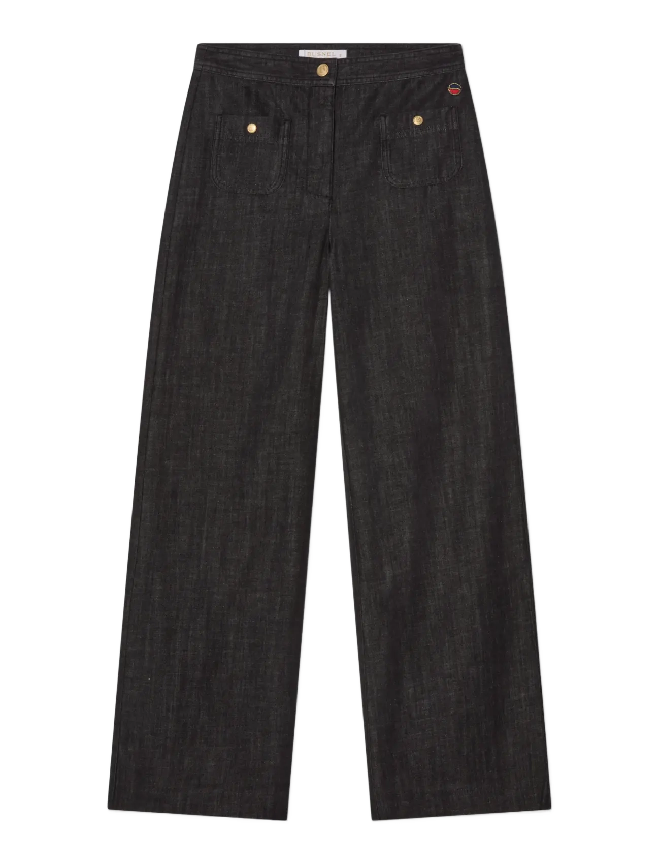 BUSNEL - PIM pocket trouser - hosen mit weitem bein - black - 1