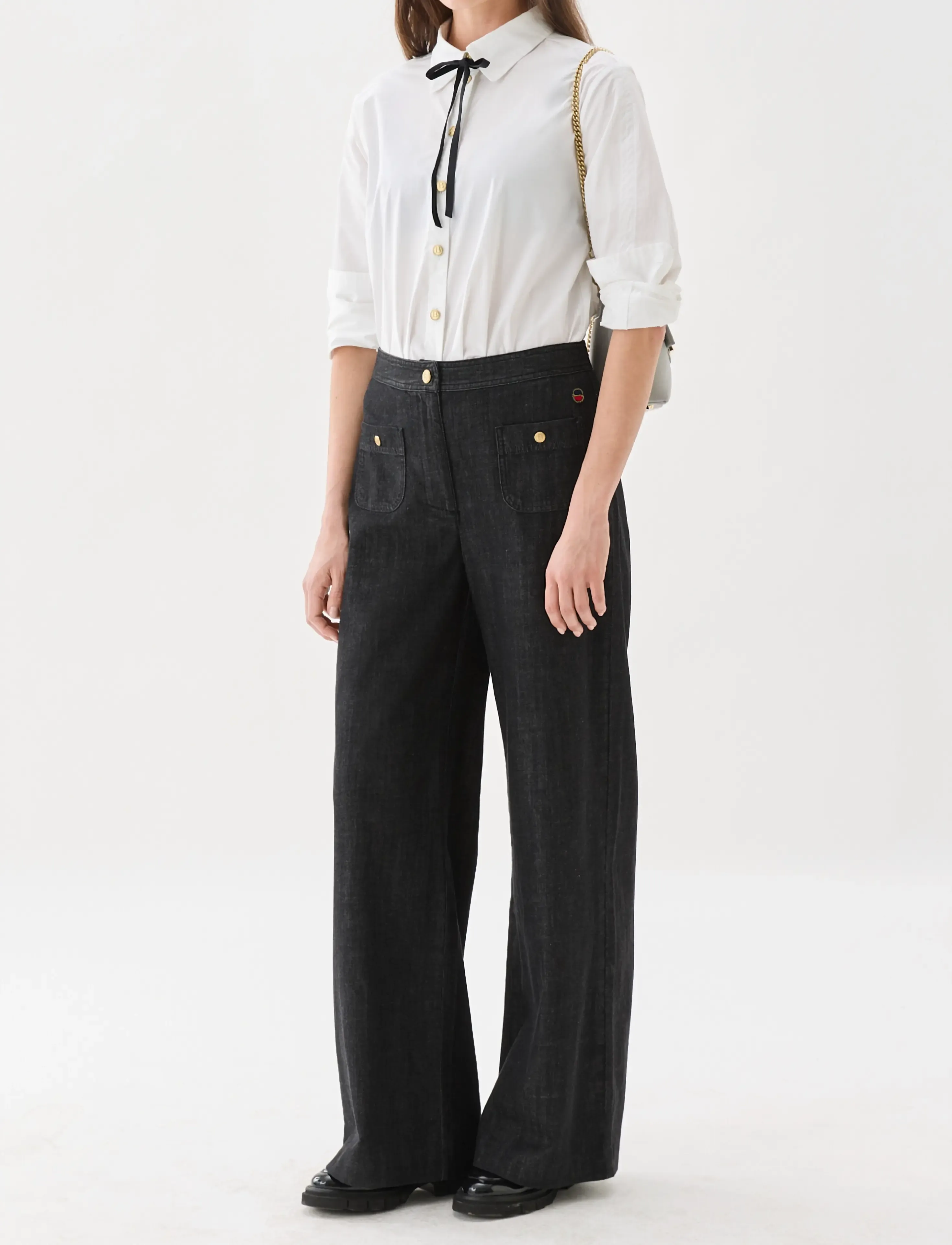 BUSNEL PIM pocket trouser - Modetrender - BLACK / black