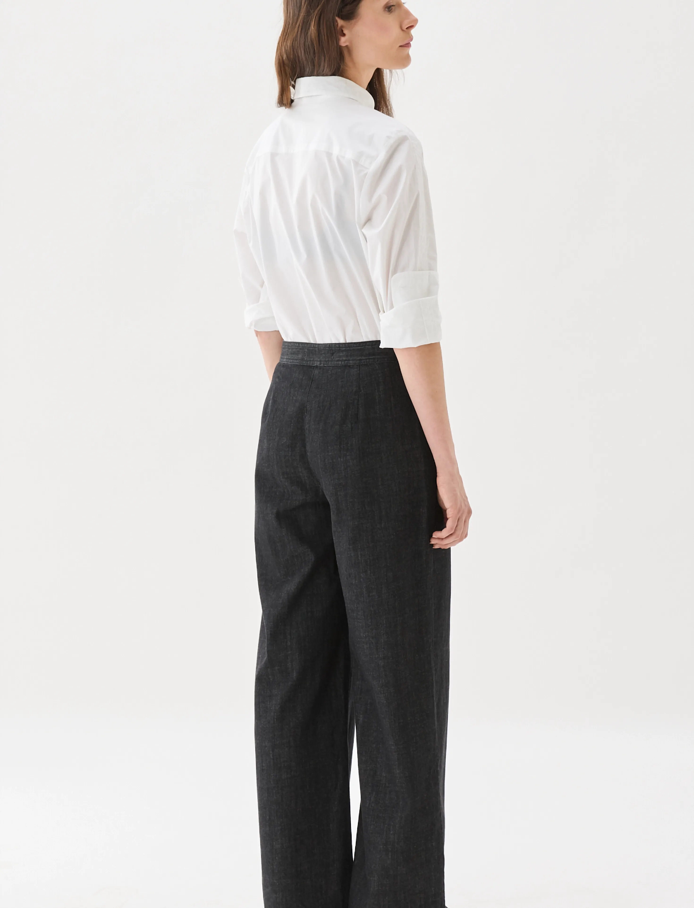 BUSNEL - PIM pocket trouser - hosen mit weitem bein - black - 3