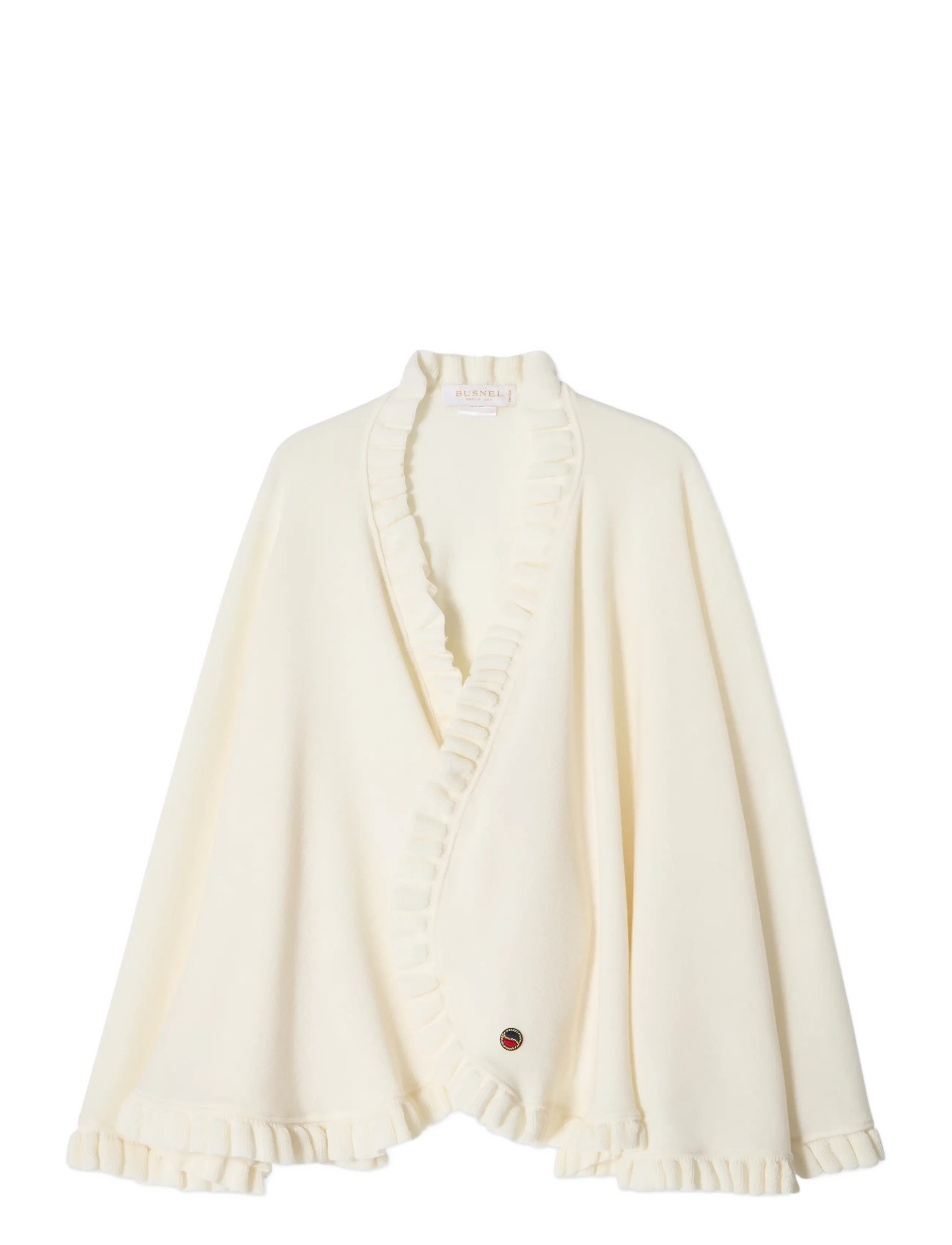 BUSNEL - SILVIA cape - ecru - 1