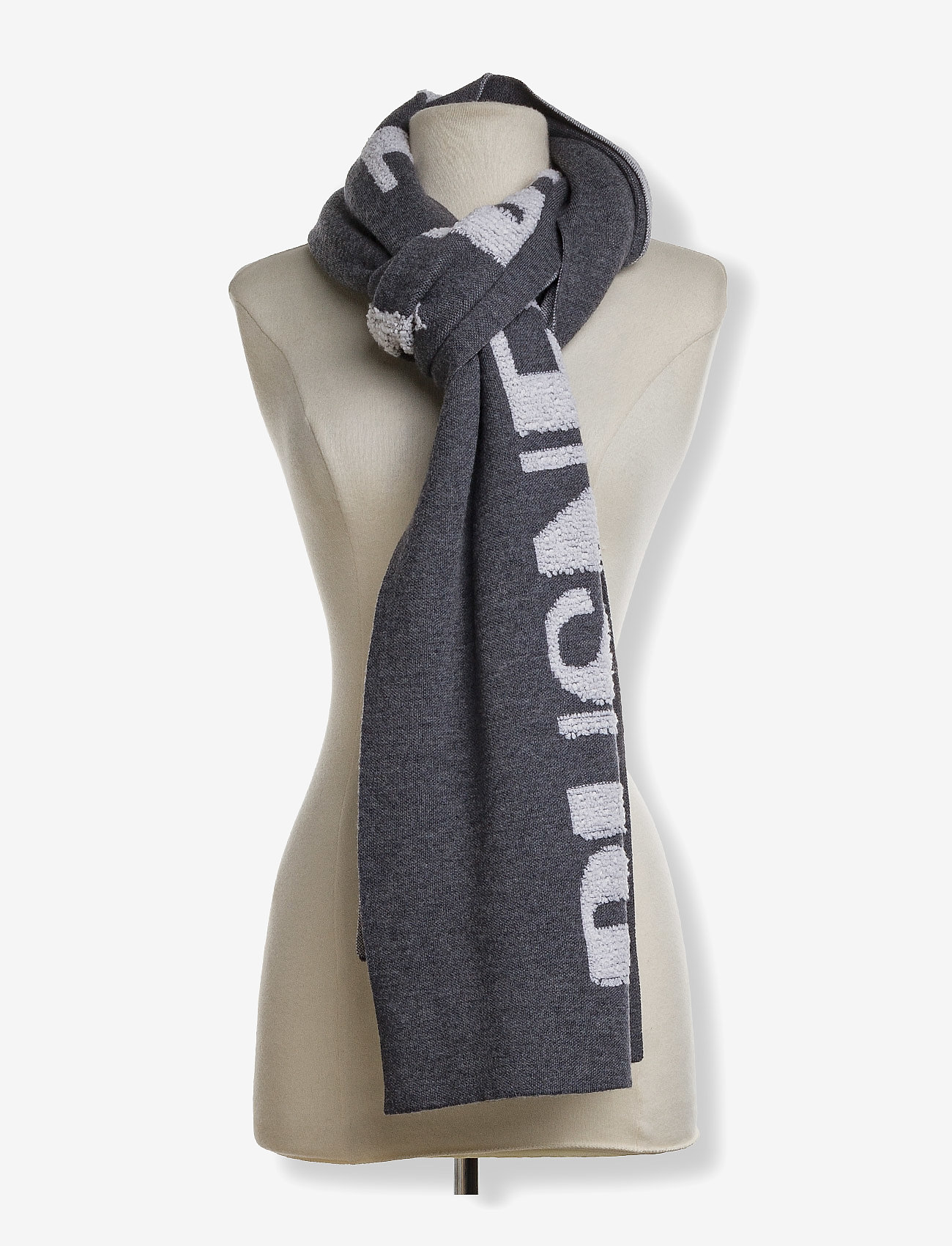 BUSNEL - Beaune Scarf - grey busnel print - 1